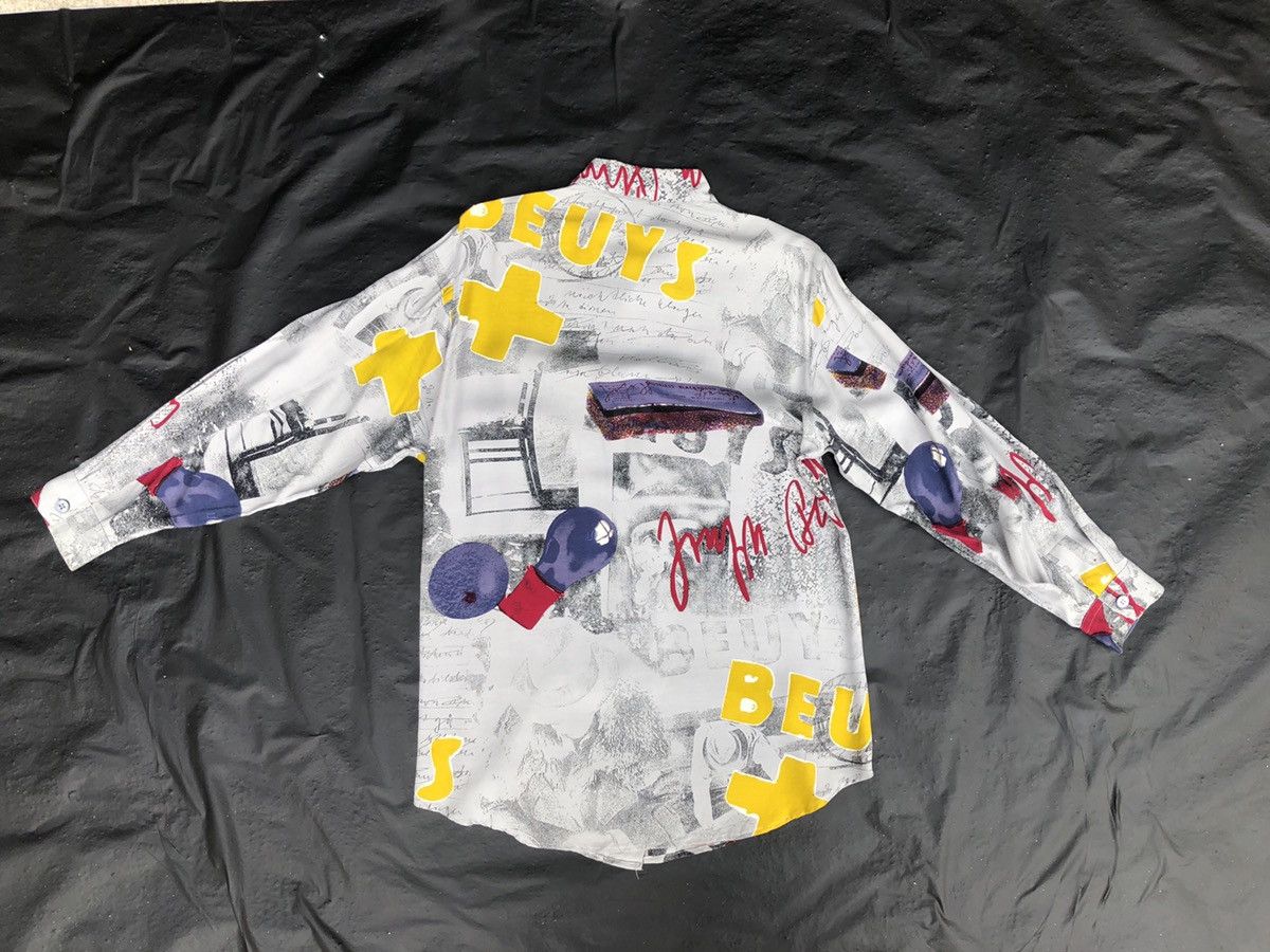Vintage Vintage J. Francois Charles Piero Abstract Art Rayon Shirt Size US M / EU 48-50 / 2 - 16 Thumbnail