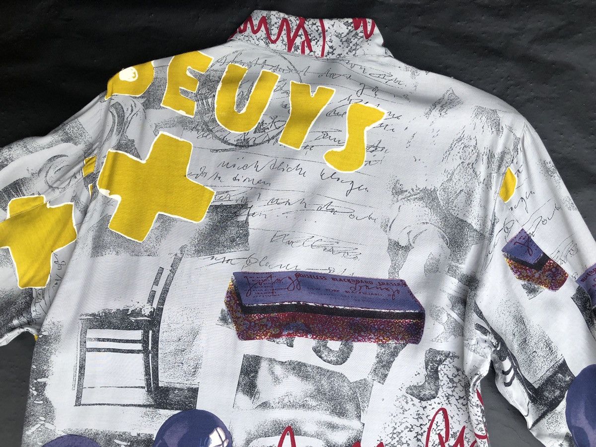 Vintage Vintage J. Francois Charles Piero Abstract Art Rayon Shirt Size US M / EU 48-50 / 2 - 18 Thumbnail