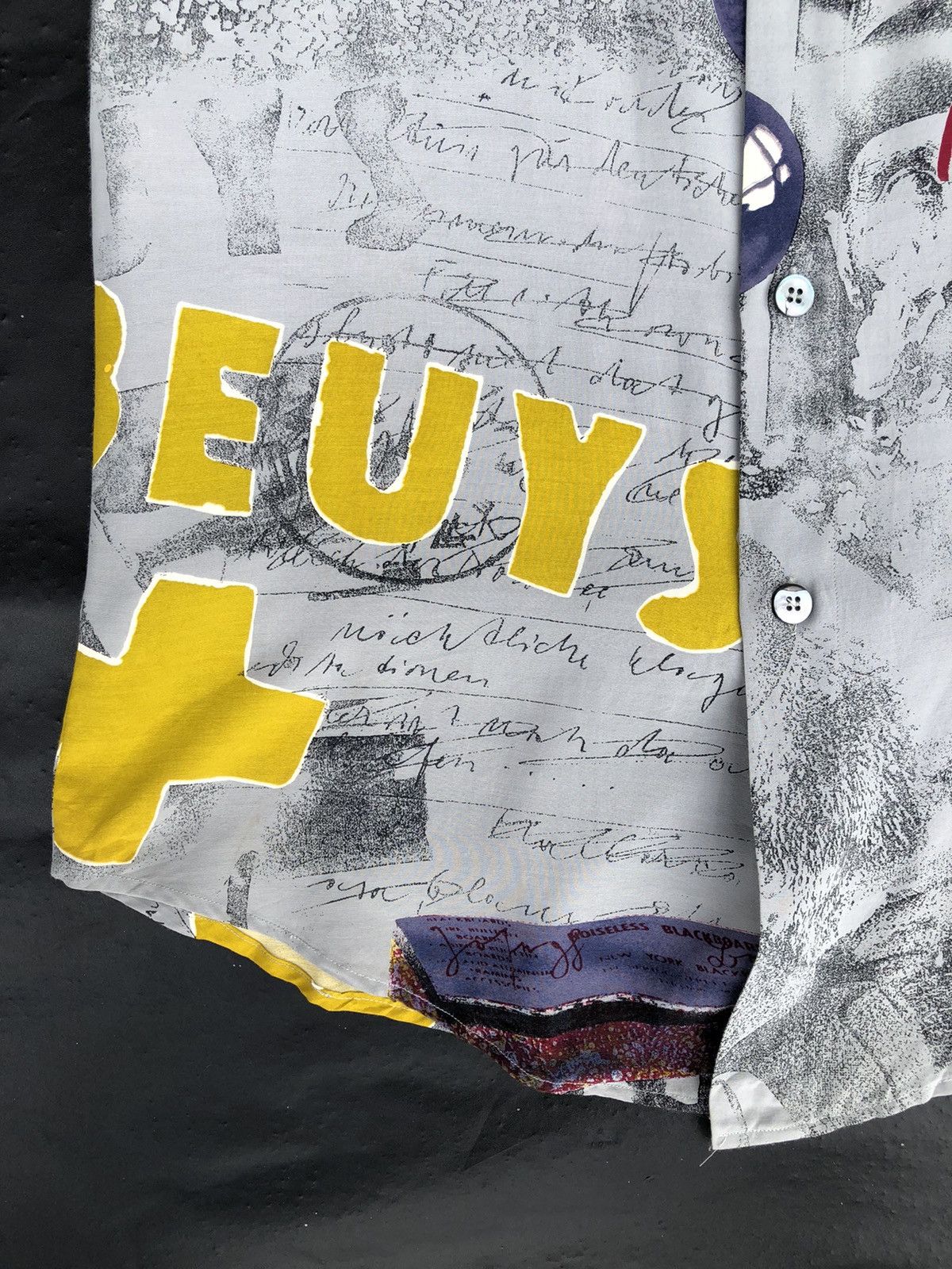 Vintage Vintage J. Francois Charles Piero Abstract Art Rayon Shirt Size US M / EU 48-50 / 2 - 8 Thumbnail