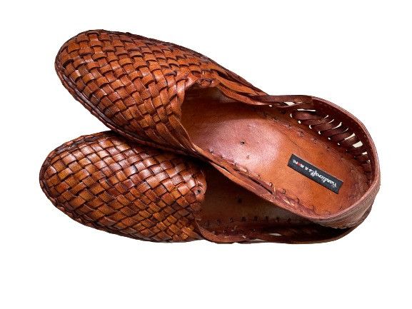 Other Mens Leather woven mules, Criss Cross Leather Mens Shoes Size US 10 / EU 43 - 6 Thumbnail