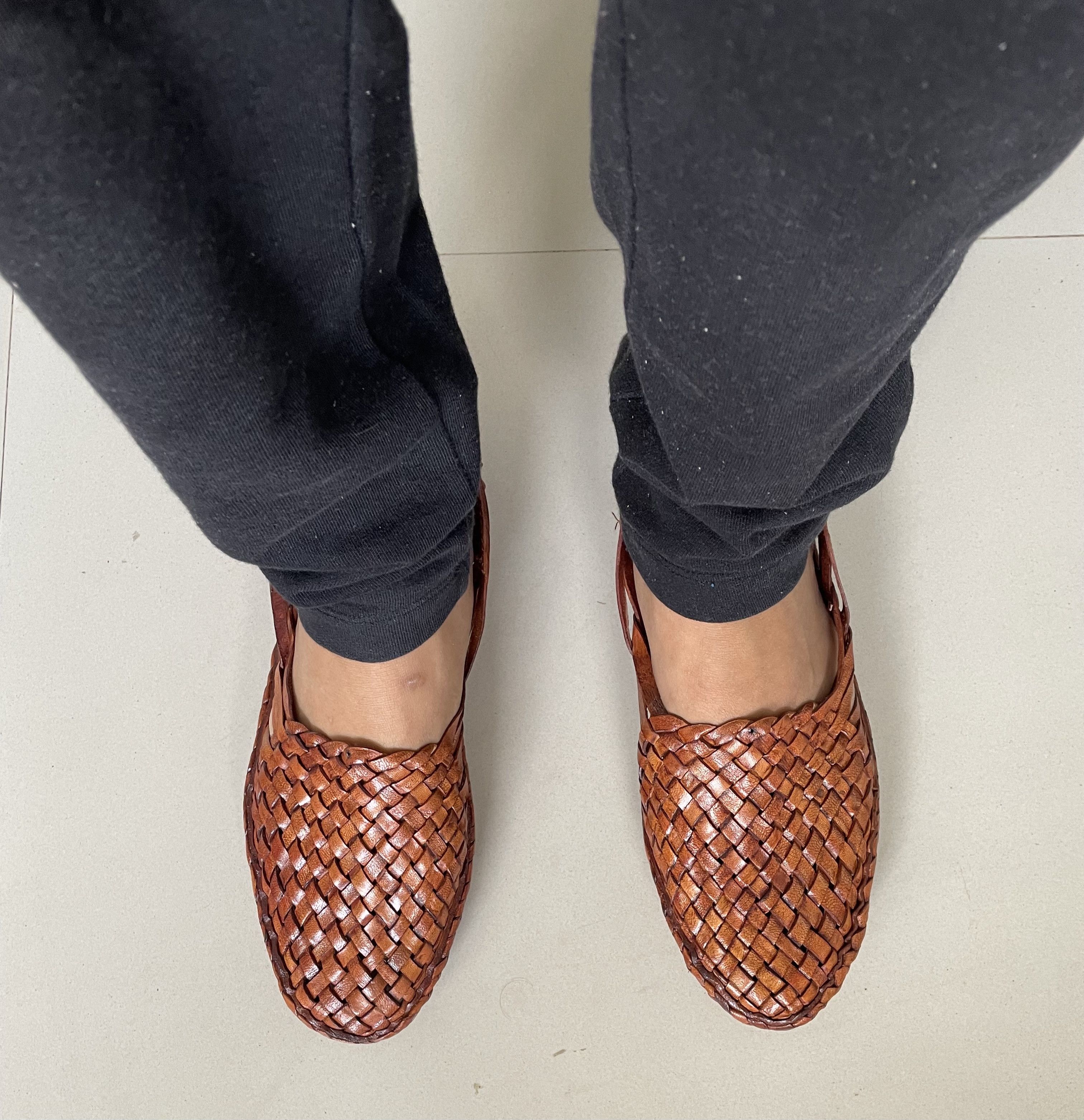 Other Mens Leather woven mules, Criss Cross Leather Mens Shoes Size US 10 / EU 43 - 11 Thumbnail