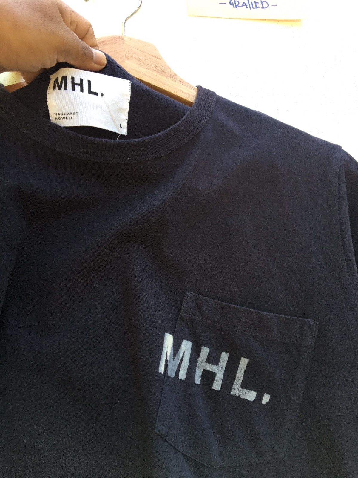 Margaret Howell Vintage Margaret Howell Big Logo Pocket Tee Size US M / EU 48-50 / 2 - 6 Thumbnail