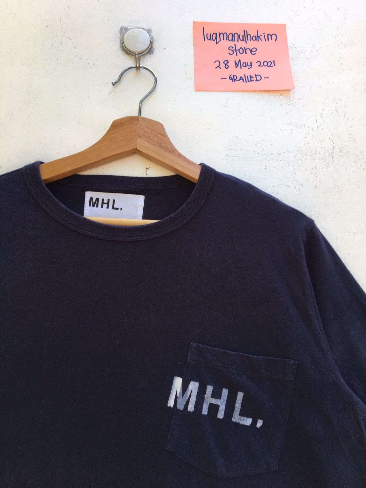 Margaret Howell Vintage Margaret Howell Big Logo Pocket Tee Size US M / EU 48-50 / 2 - 5 Thumbnail