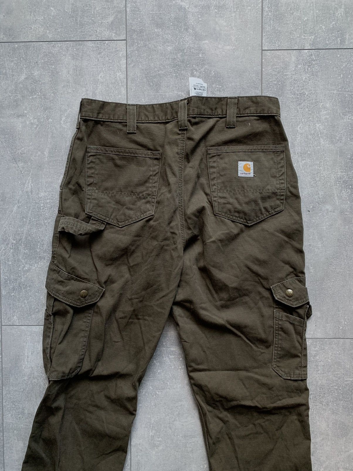 Carhartt × Carhartt Wip × Vintage Vintage carhartt wip double knee painted cargo pants 34 x 34 Size US 34 / EU 50 - 3 Thumbnail