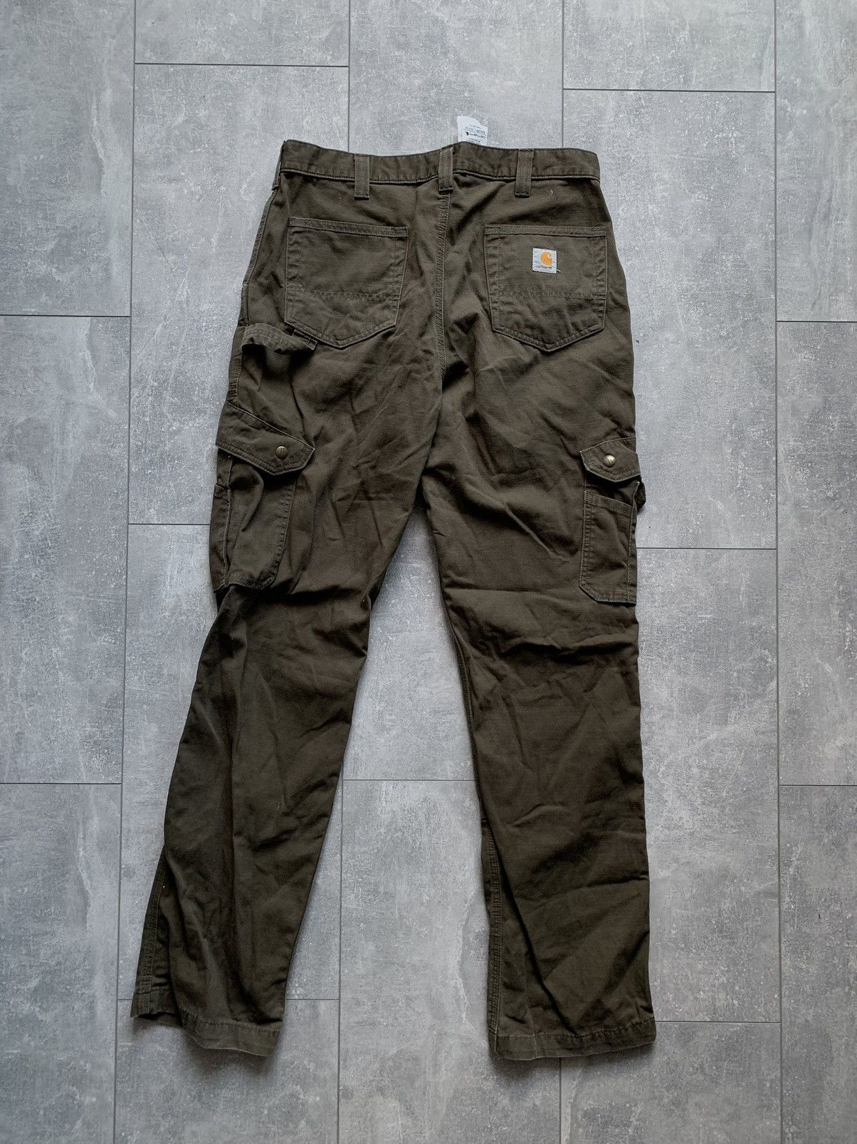 Vintage carhartt wip double knee painted cargo pants 34 x 34