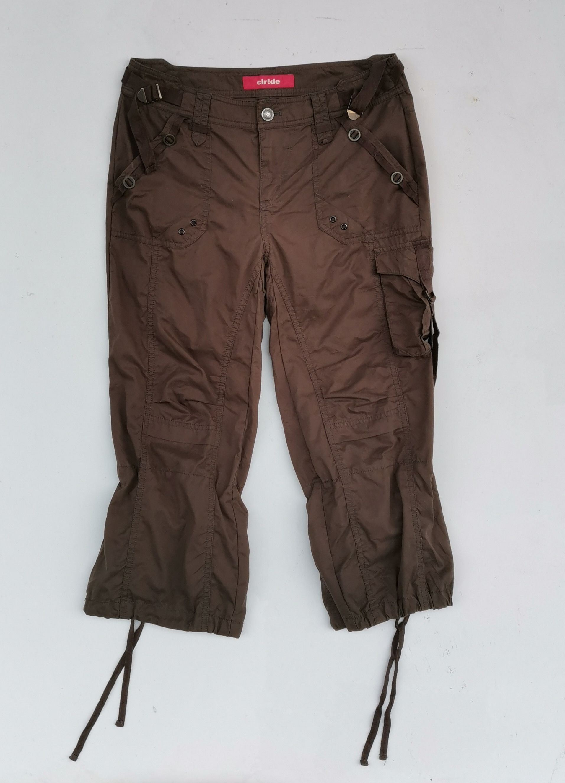 Japanese Brand Rare Cir!de Tactical Cargo Multipocket Three Quarter Pants Size US 31 - 13 Thumbnail