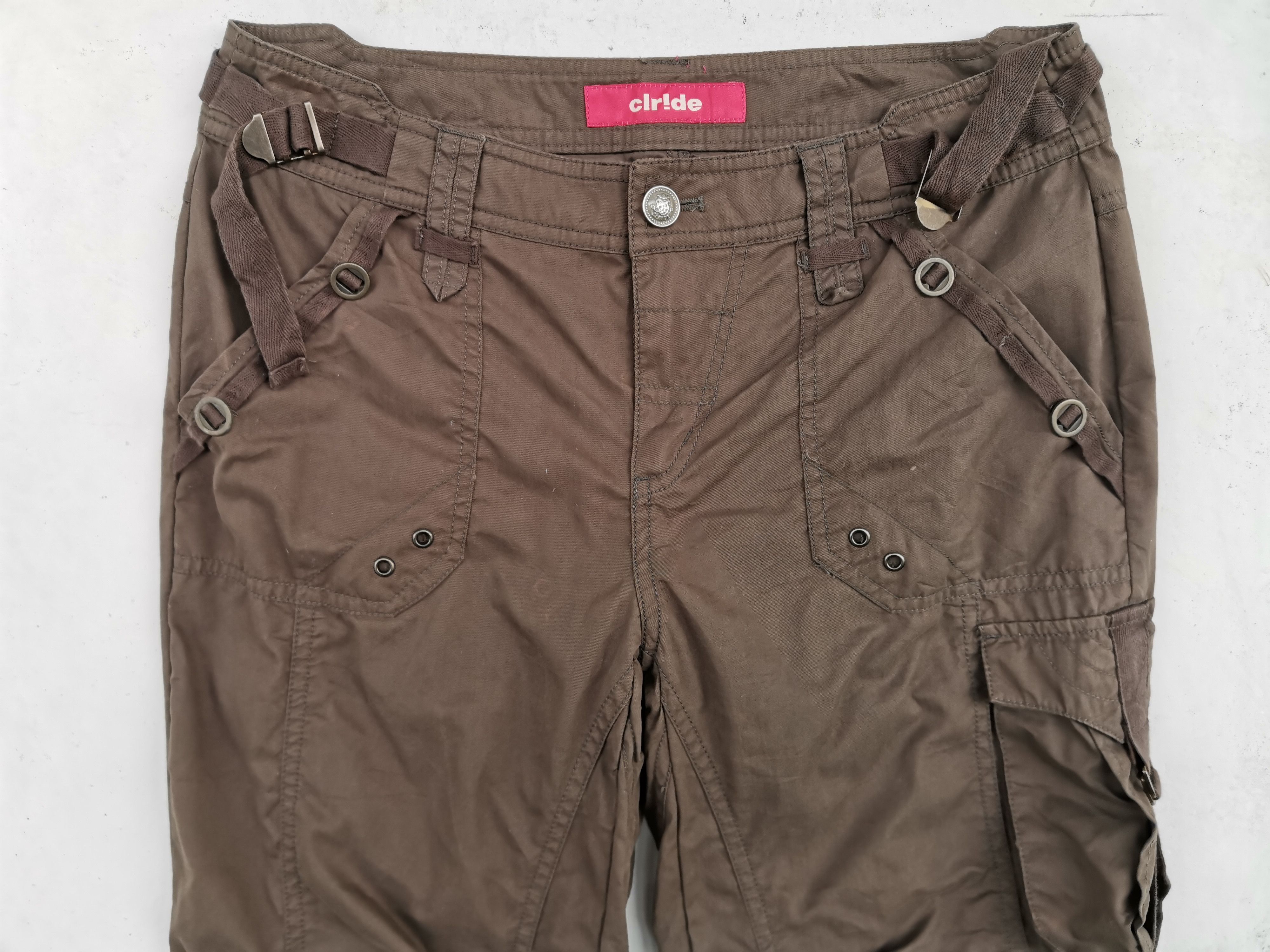 Japanese Brand Rare Cir!de Tactical Cargo Multipocket Three Quarter Pants Size US 31 - 12 Thumbnail