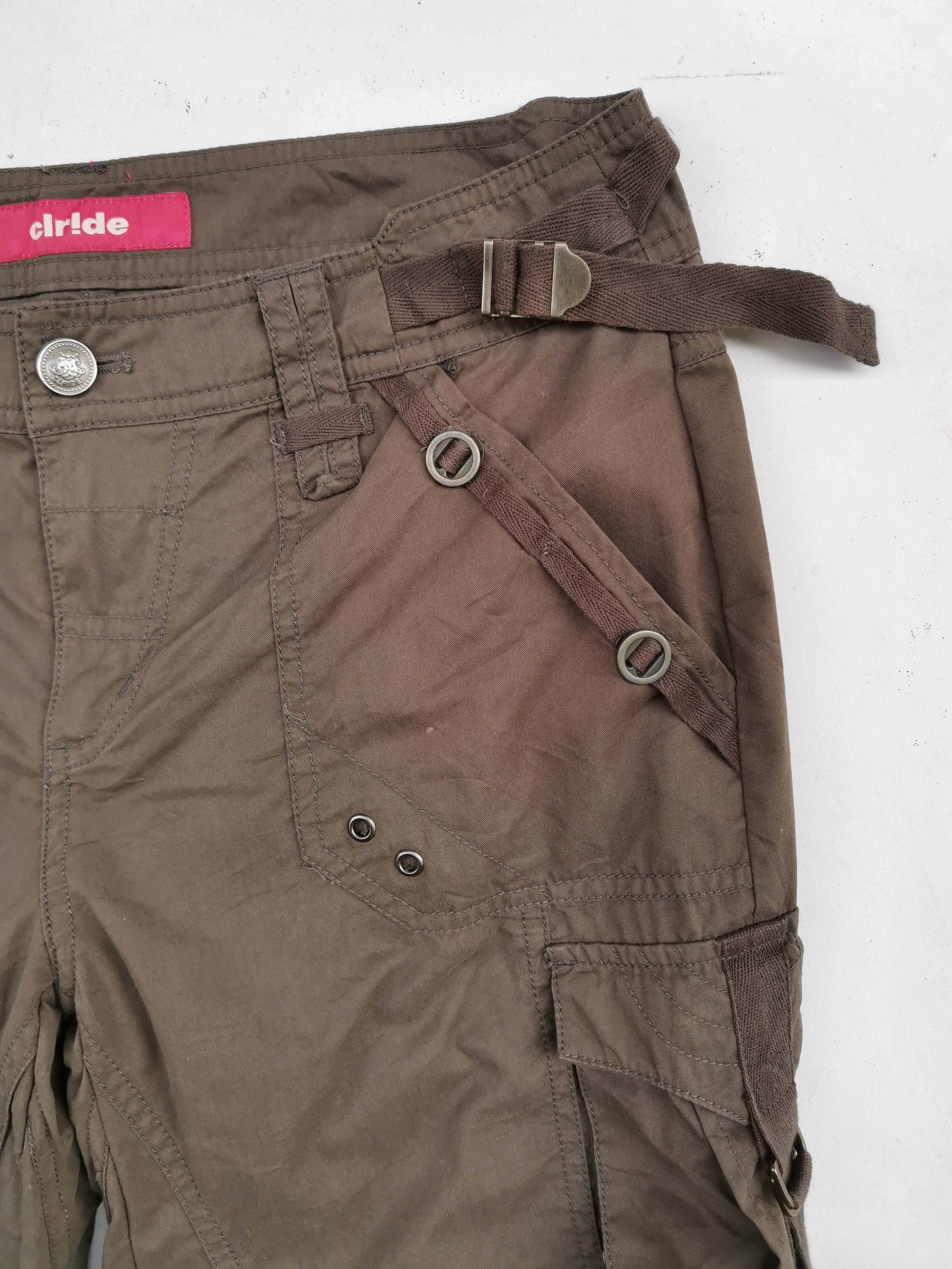 Japanese Brand Rare Cir!de Tactical Cargo Multipocket Three Quarter Pants Size US 31 - 10 Thumbnail