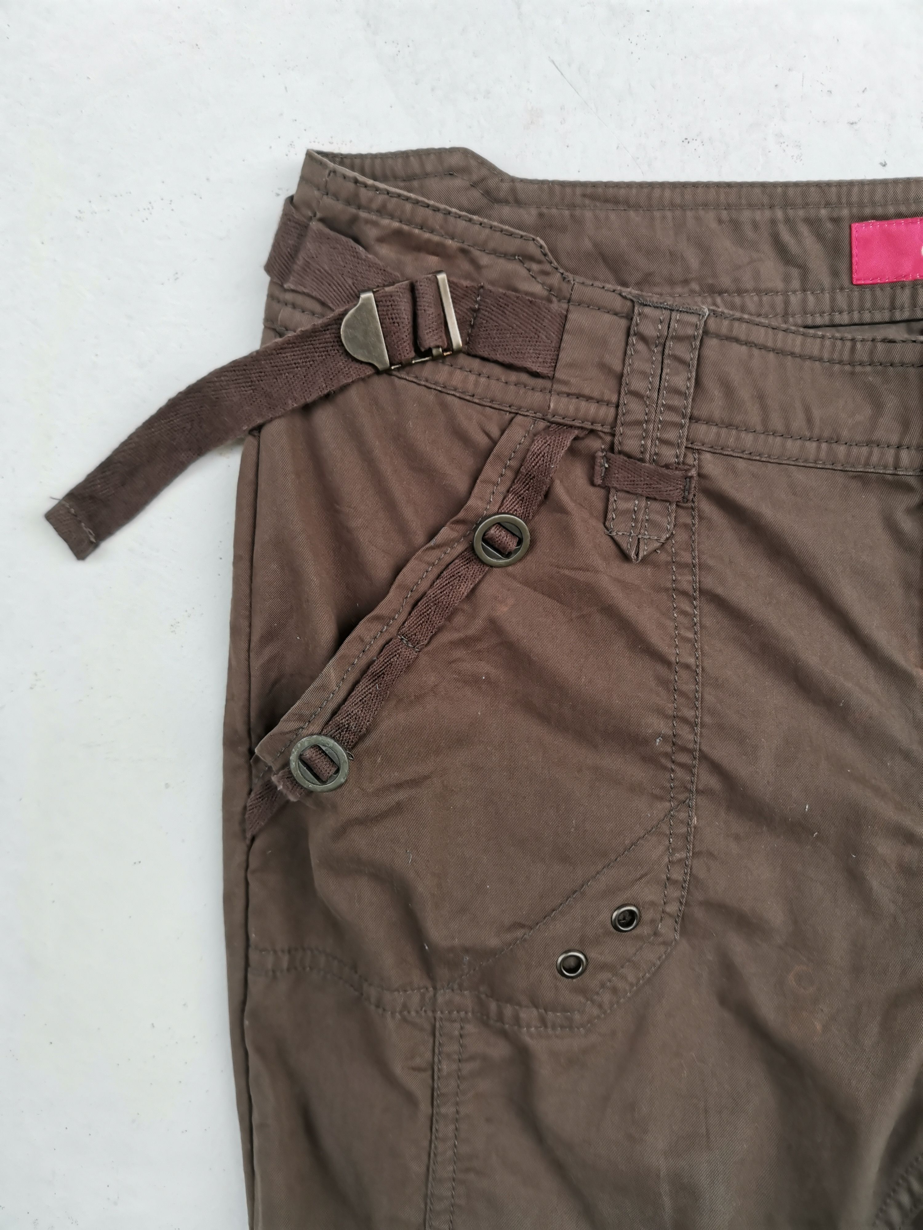 Japanese Brand Rare Cir!de Tactical Cargo Multipocket Three Quarter Pants Size US 31 - 11 Thumbnail