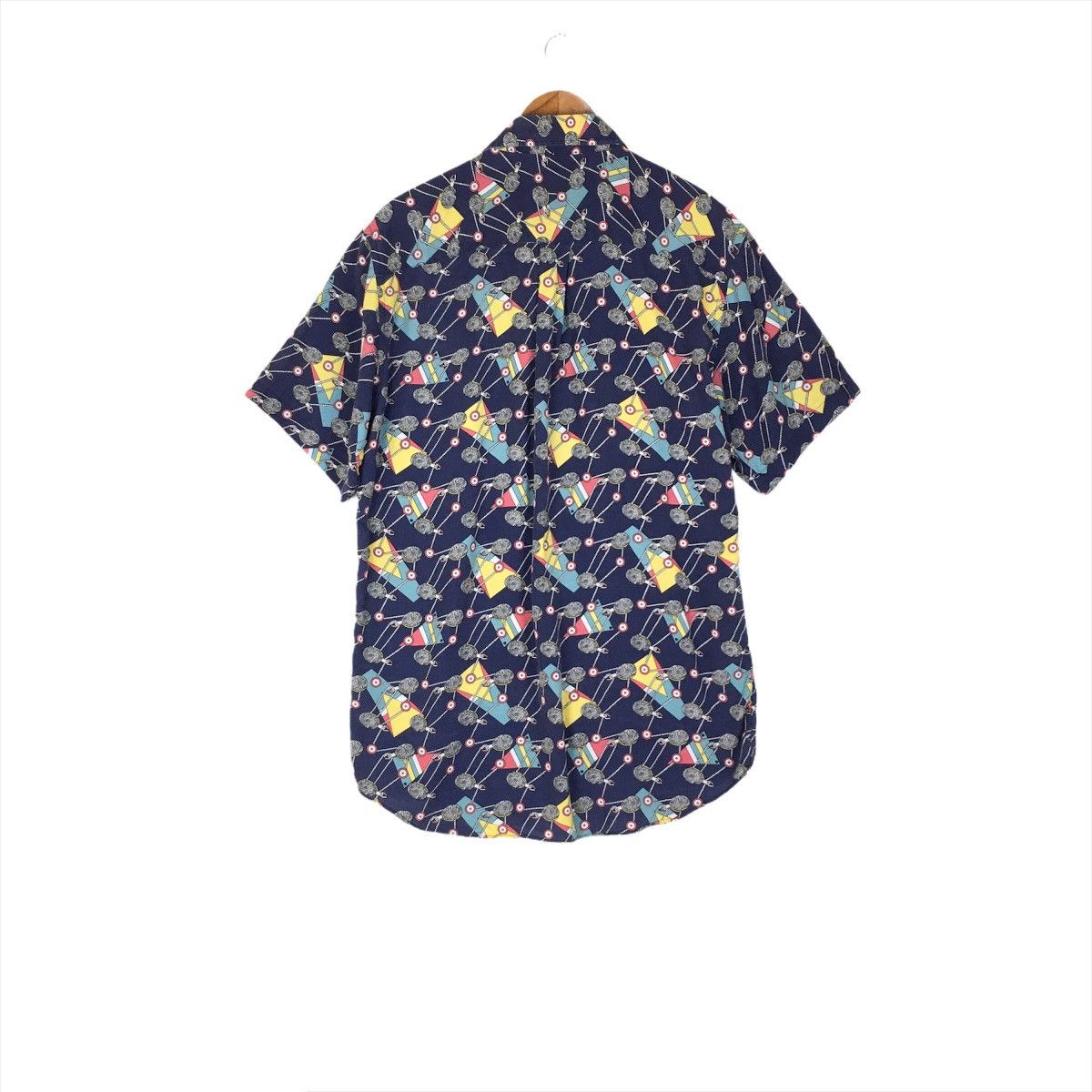 Christian Dior Monsieur × Vintage Pulley Overprint Rayon Shirt Christian Dior Monsieur Size US M / EU 48-50 / 2 - 3 Thumbnail
