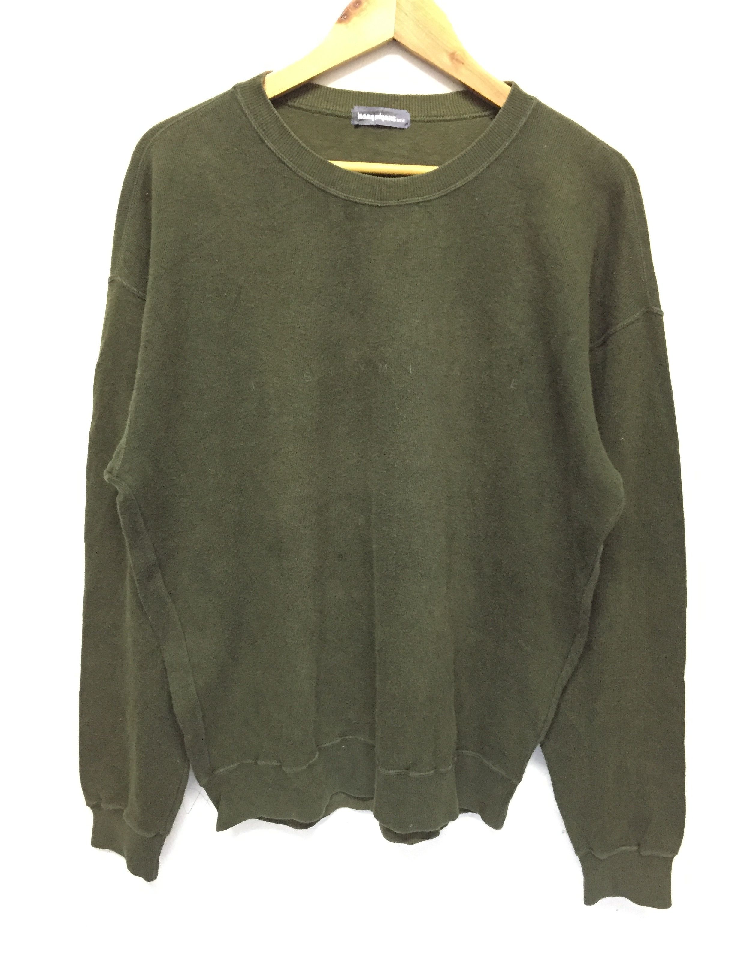 トップス Issey Miyake 90s Logo Sweat 90's Issey Miyake Men logo sweatshirt