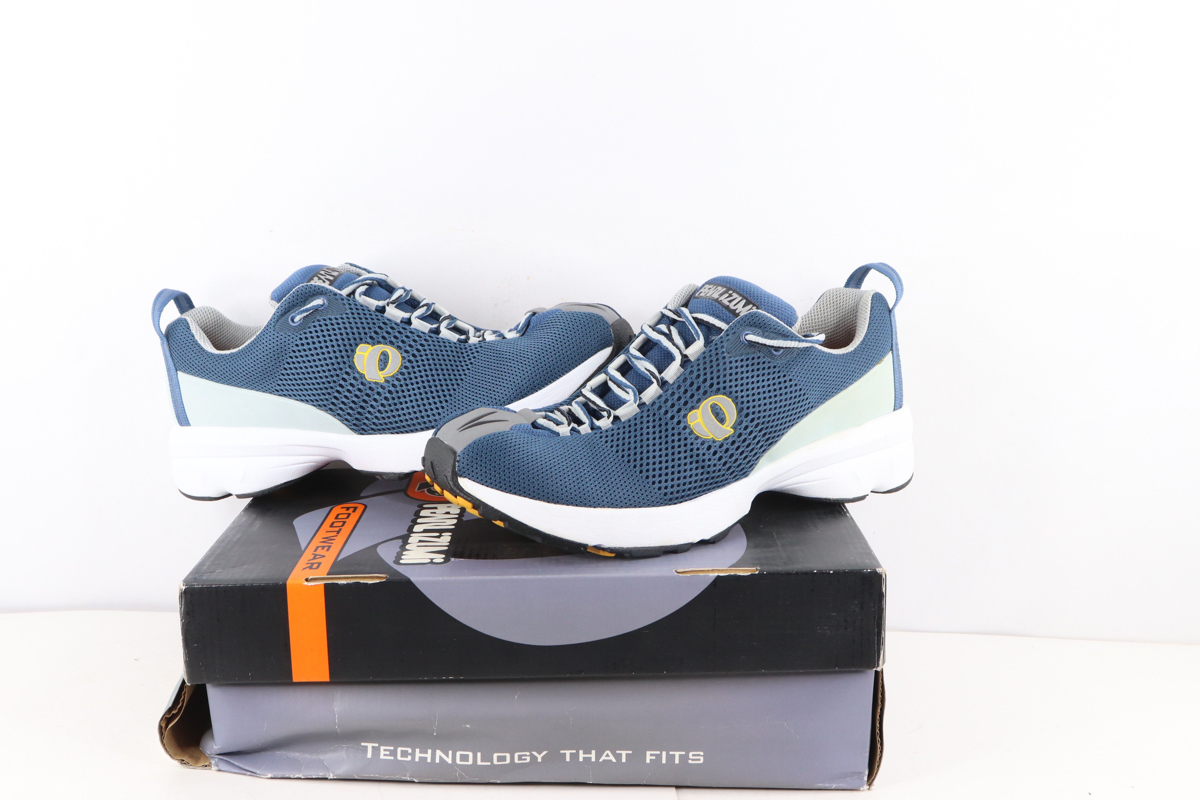 NOS Vintage Pearl Izumi Vis IQ Running Shoes Blue 11.5