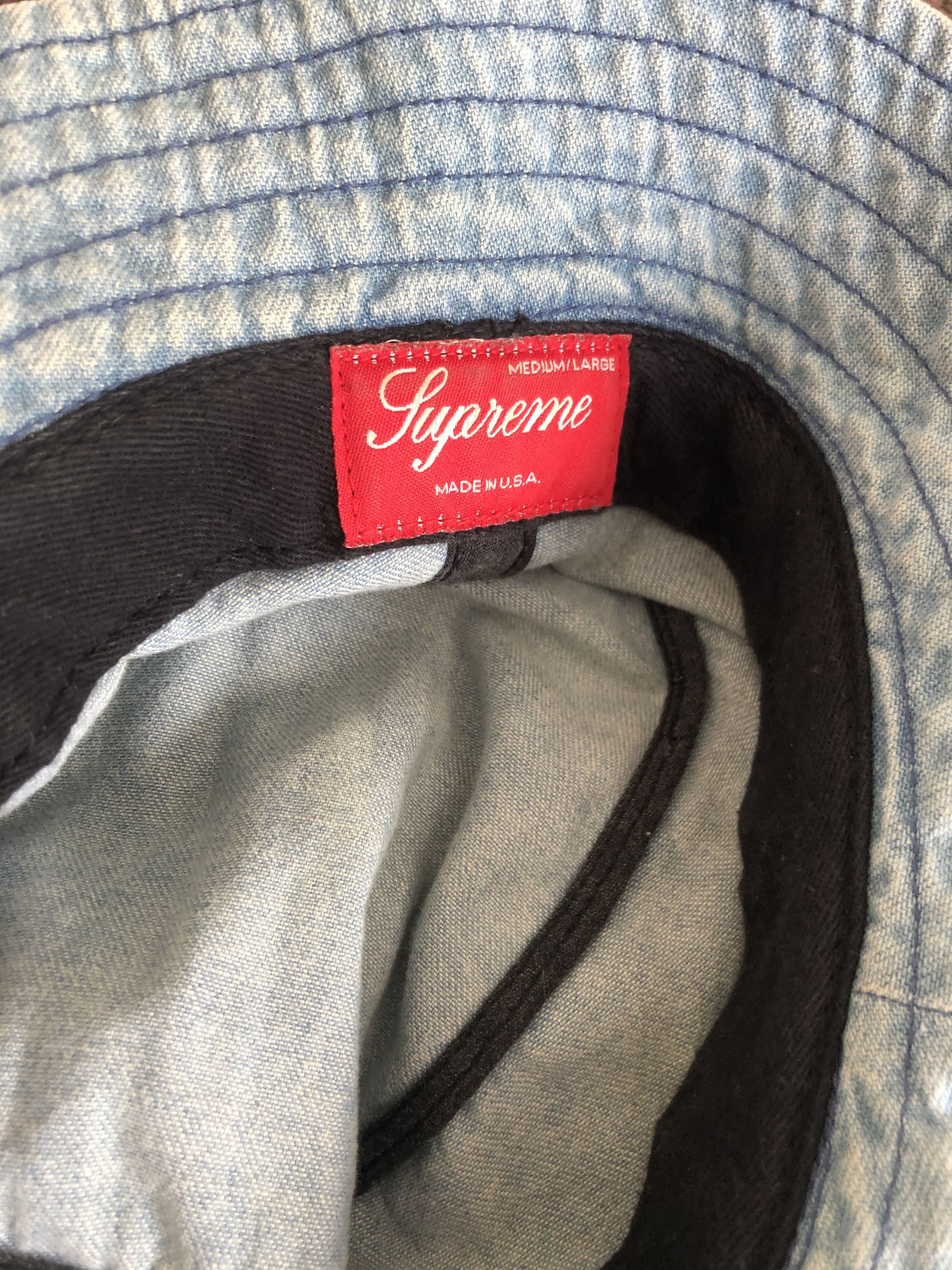 Supreme Supreme denim bucket hat Size ONE SIZE - 3 Thumbnail