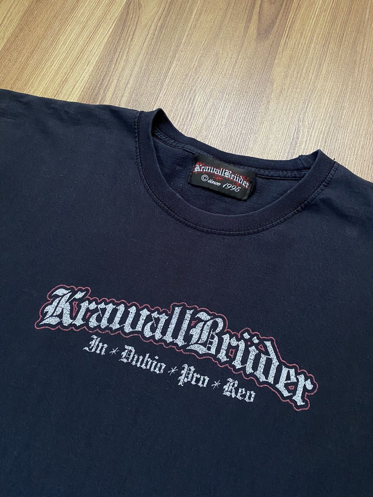 Band Tees Vintage Krawallbrüder Metal T Shirt Band Tee Size US XL / EU 56 / 4 - 2 Thumbnail