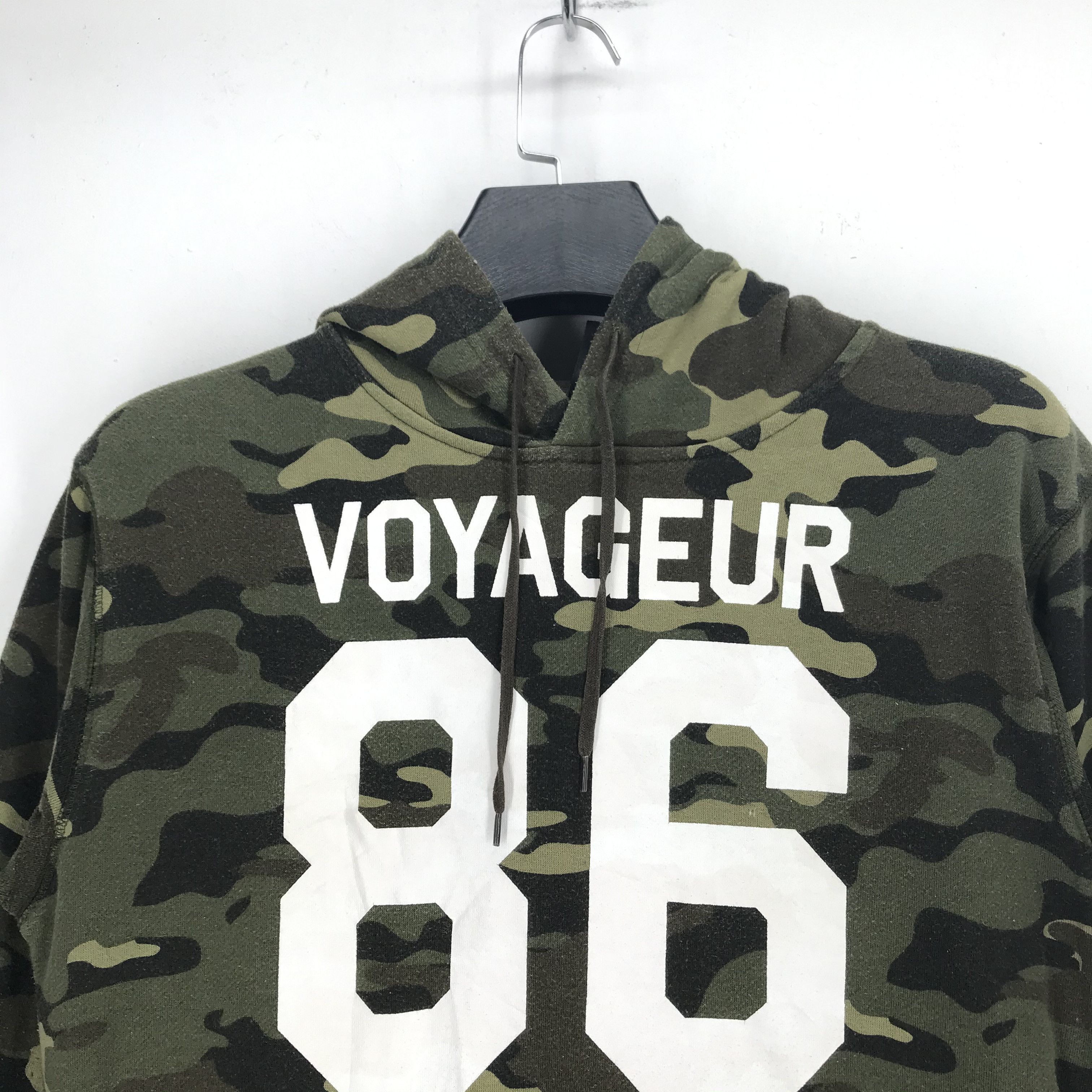 Japanese Brand B One Soul Voyageur 86 Big Logo Camo Hoodie #2777-23 Size US L / EU 52-54 / 3 - 2 Thumbnail