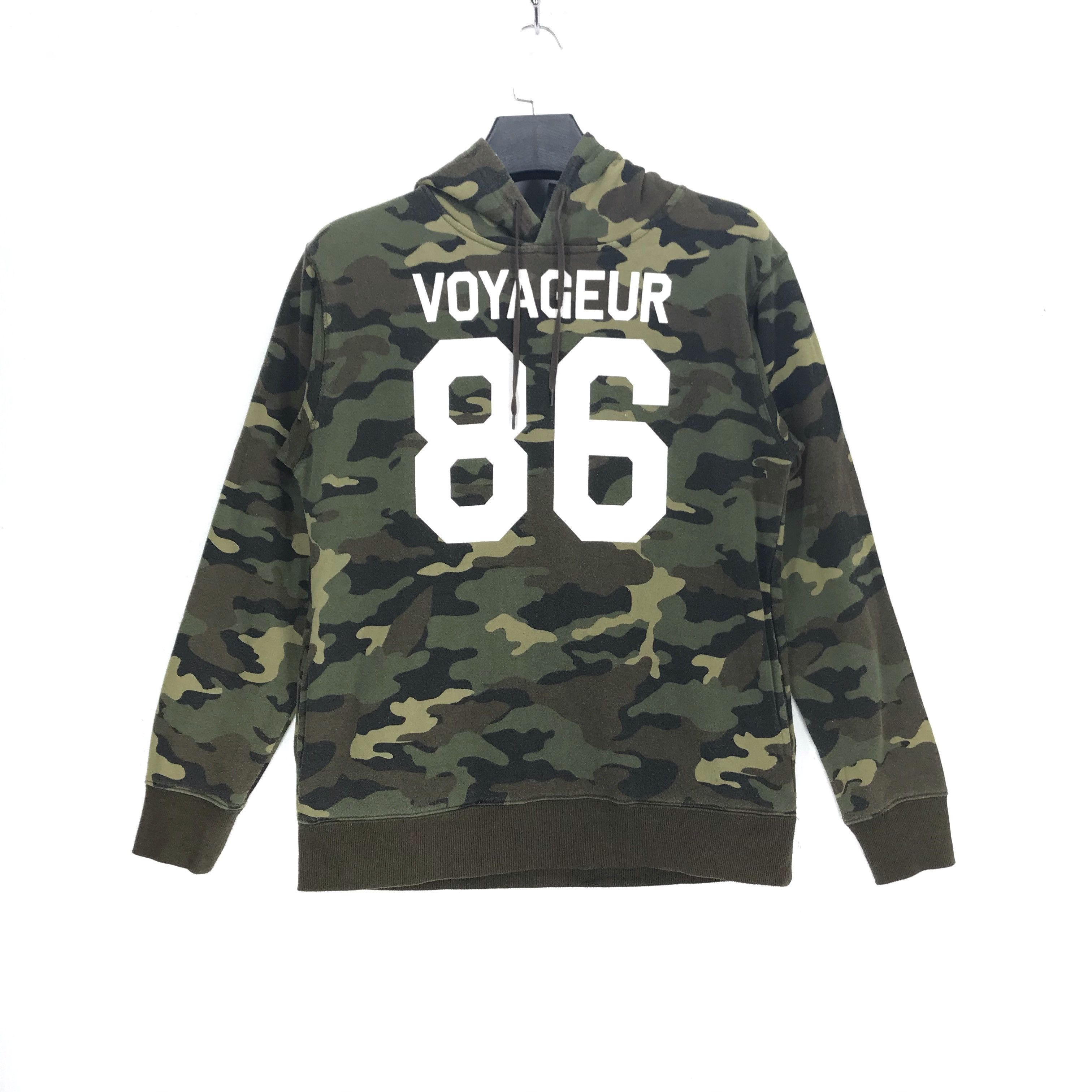 Japanese Brand B One Soul Voyageur 86 Big Logo Camo Hoodie #2777-23 Size US L / EU 52-54 / 3 - 1 Thumbnail