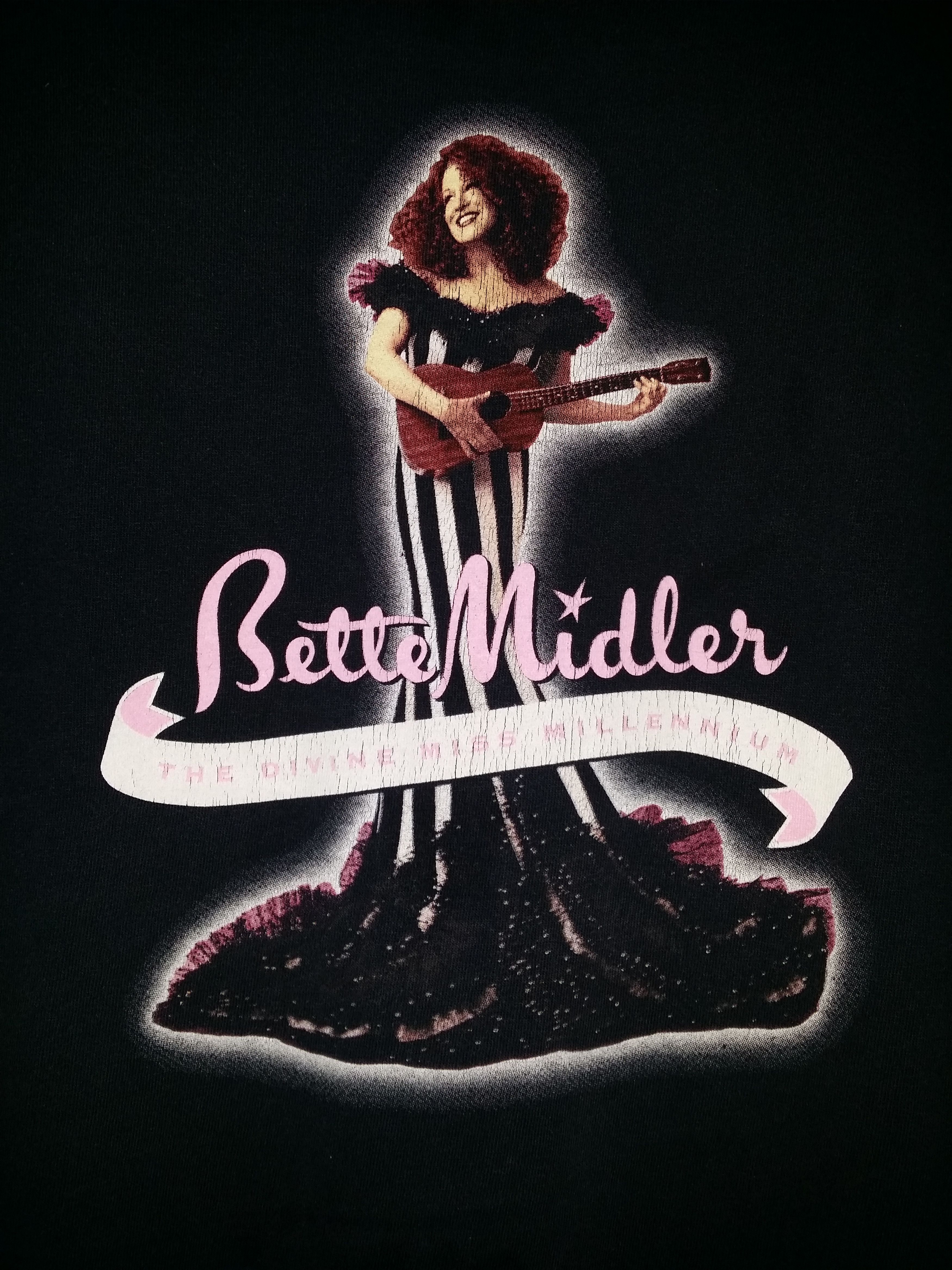 Band Tees VINTAGE 90s BETTE MIDLER THE DIVINE MISS MILLENNIUM T SHIRT Size US XL / EU 56 / 4 - 3 Thumbnail
