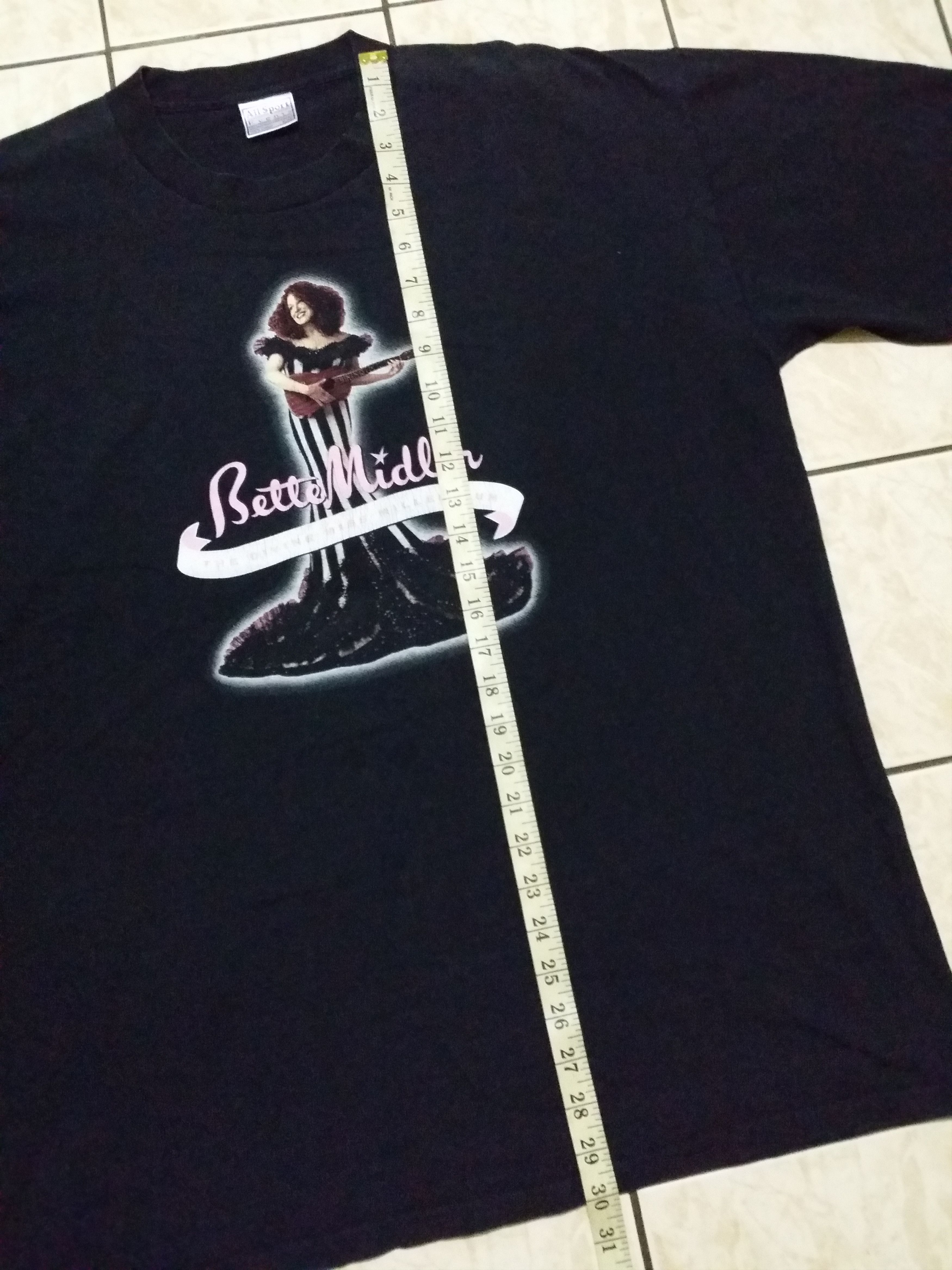 Band Tees VINTAGE 90s BETTE MIDLER THE DIVINE MISS MILLENNIUM T SHIRT Size US XL / EU 56 / 4 - 6 Thumbnail