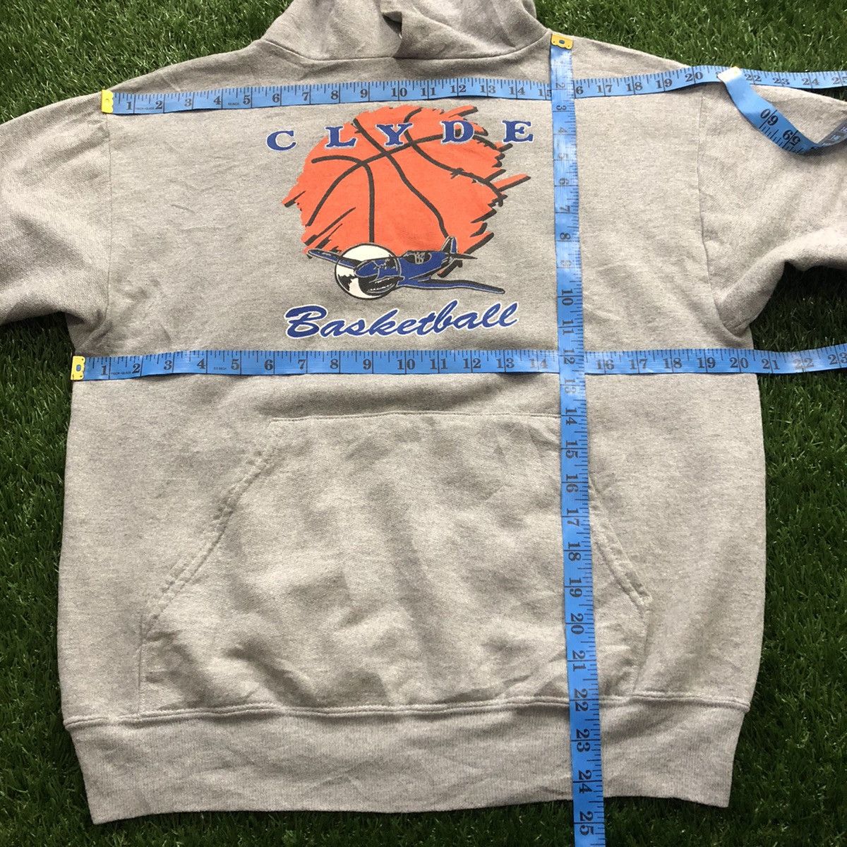 Jerzees × Vintage Vintage Jerzees Crewneck Pullover Hoodie Clyde Basketball Size US M / EU 48-50 / 2 - 11 Thumbnail