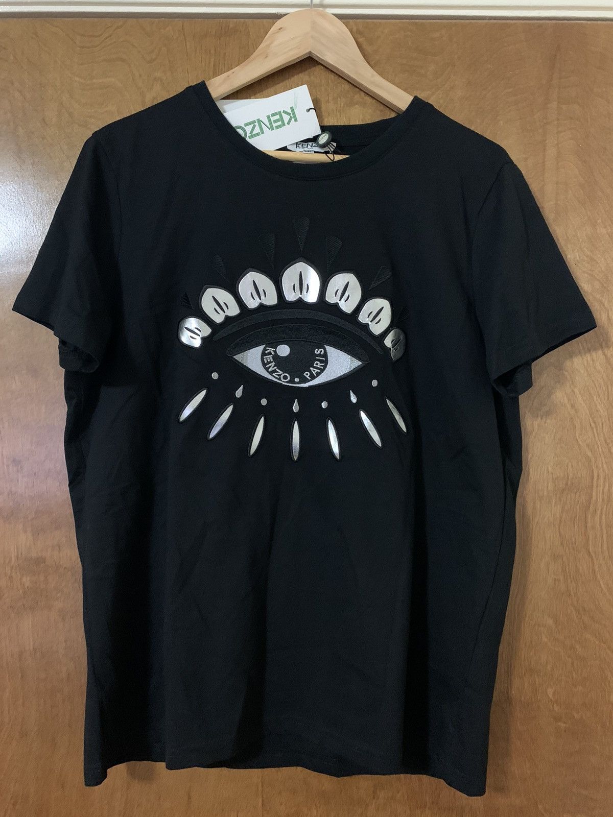 Designer × Kenzo *RARE* New Kenzo Eye Embroidered T-Shirt - XXL (Fits M-L) Size US XXL / EU 58 / 5 - 1 Thumbnail