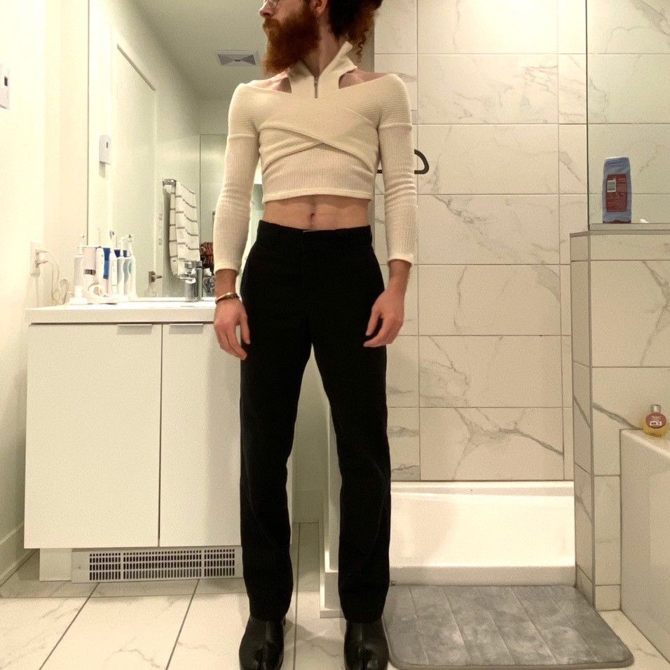 GmbH Nashira cropped wrap exposed shoulder top Size US S / EU 44-46 / 1 - 1 Thumbnail