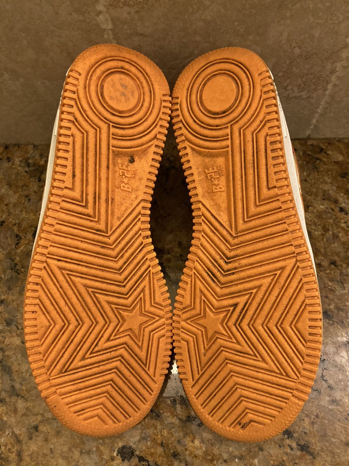 Bape Bapesta FS-001 Low Orange / Yellow Size US 9.5 / EU 42-43 - 7 Thumbnail