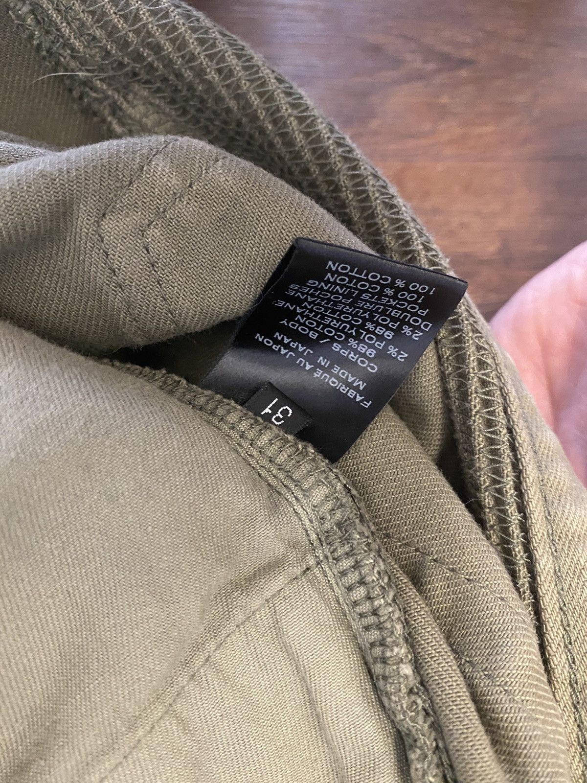 Balmain Olive Balmain Biker Jeans Size US 31 - 6 Thumbnail