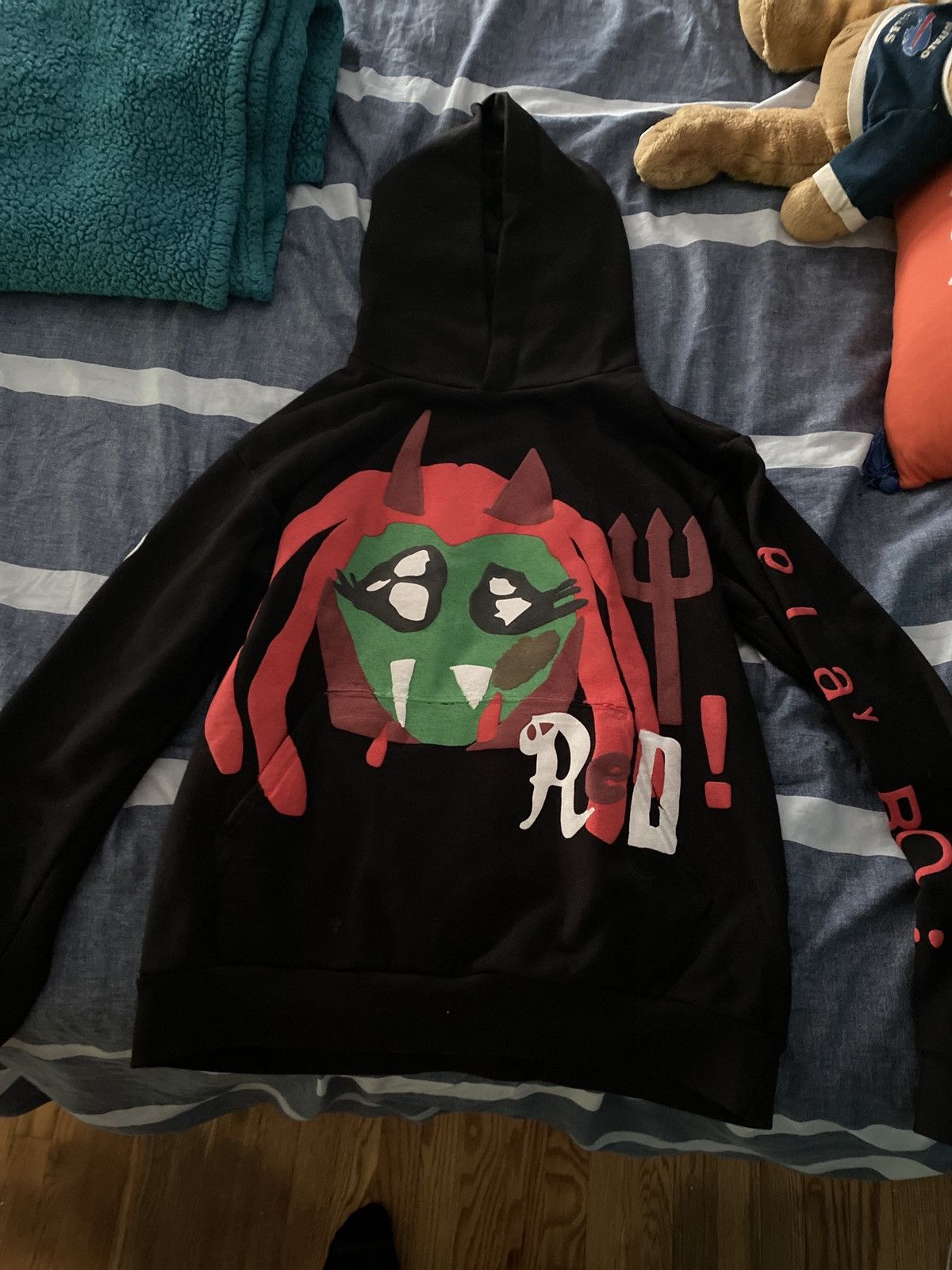 Playboi Carti CPFM x Playboi Carti Whole Lotta Red Hoodie | Grailed