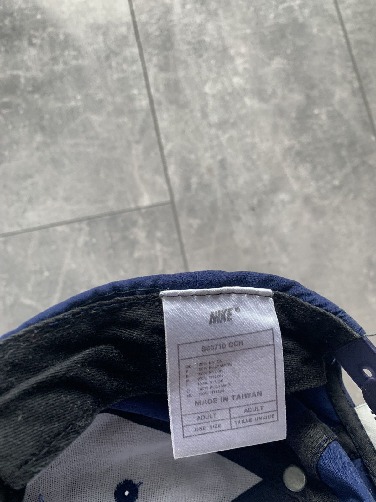 Nike Nike vintage blue nylon cap Size ONE SIZE - 11 Thumbnail
