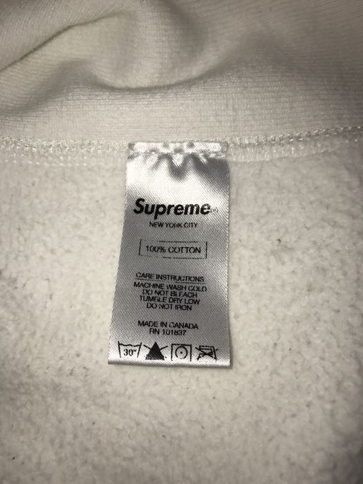 Supreme Supreme white on white box logo hoodie Size US L / EU 52-54 / 3 - 9 Preview