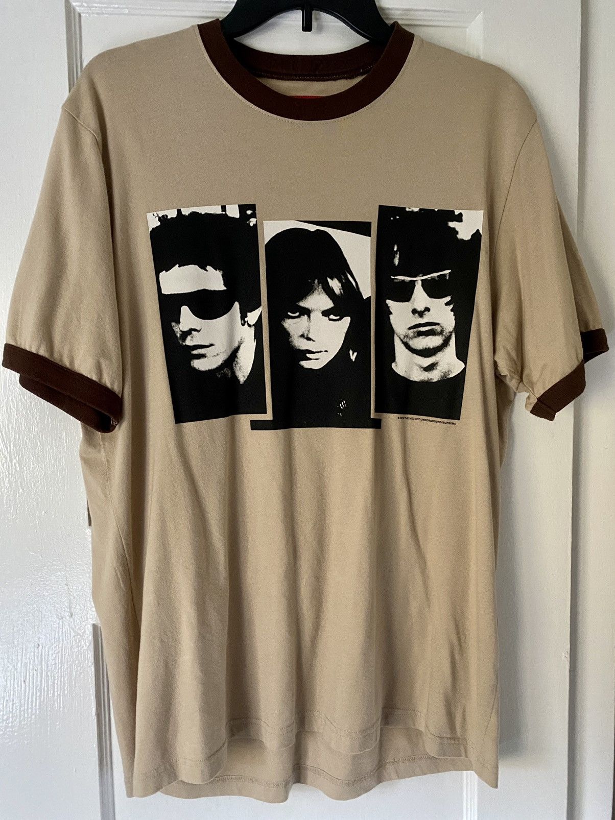スケートボード Supreme The Velvet Underground RingerTee Supreme The Velvet Underground Ringer Tee (FW19) - $98