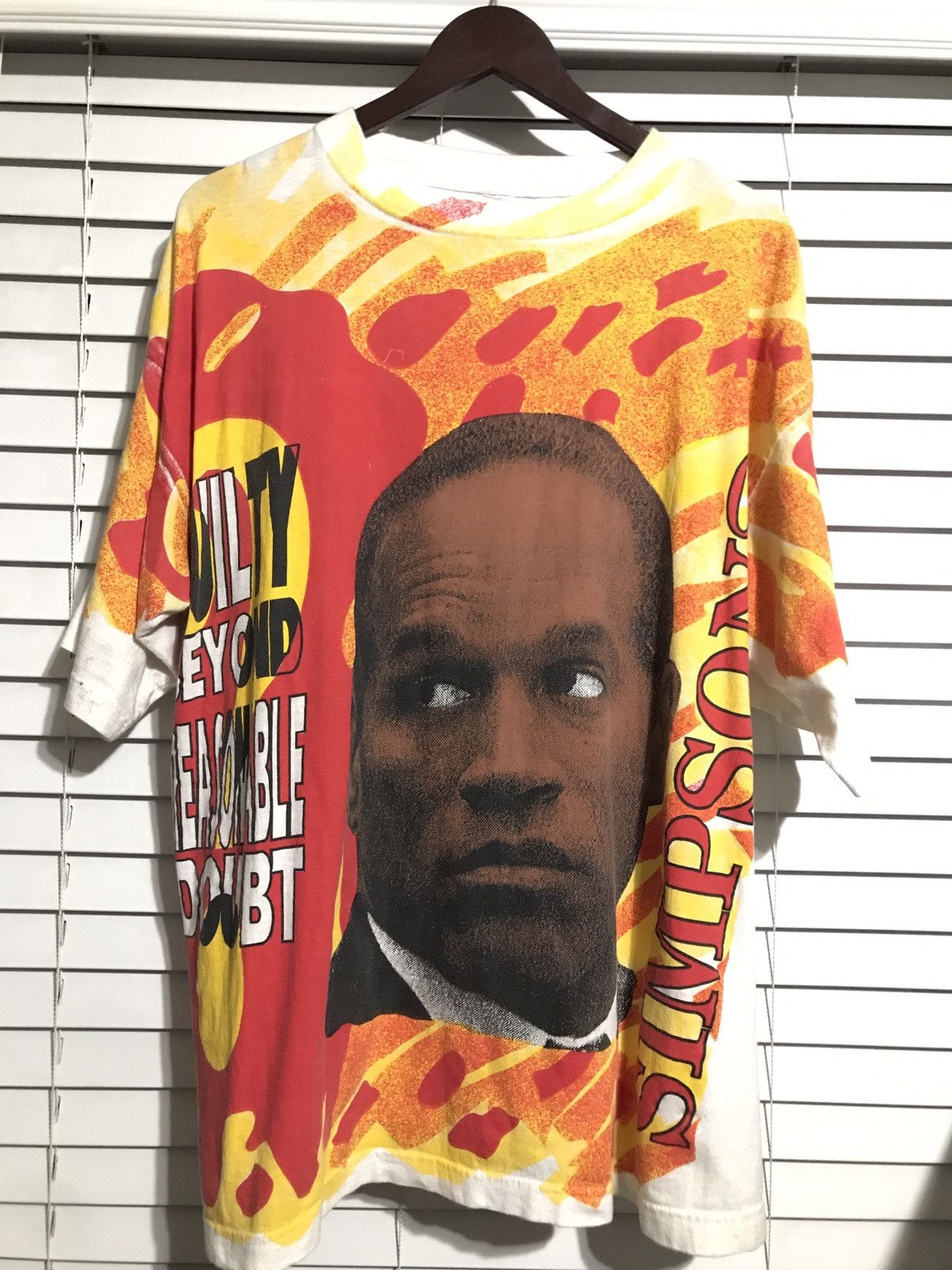 Vintage Vintage 90s Oj Simpson rap tee AOP | Grailed