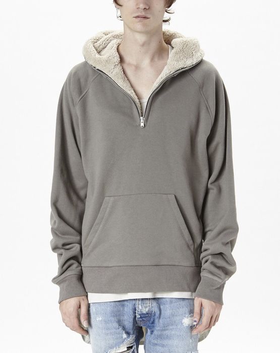 Fear of God Fear of god Fog Half Zip Sherpa Hoodie Fourth