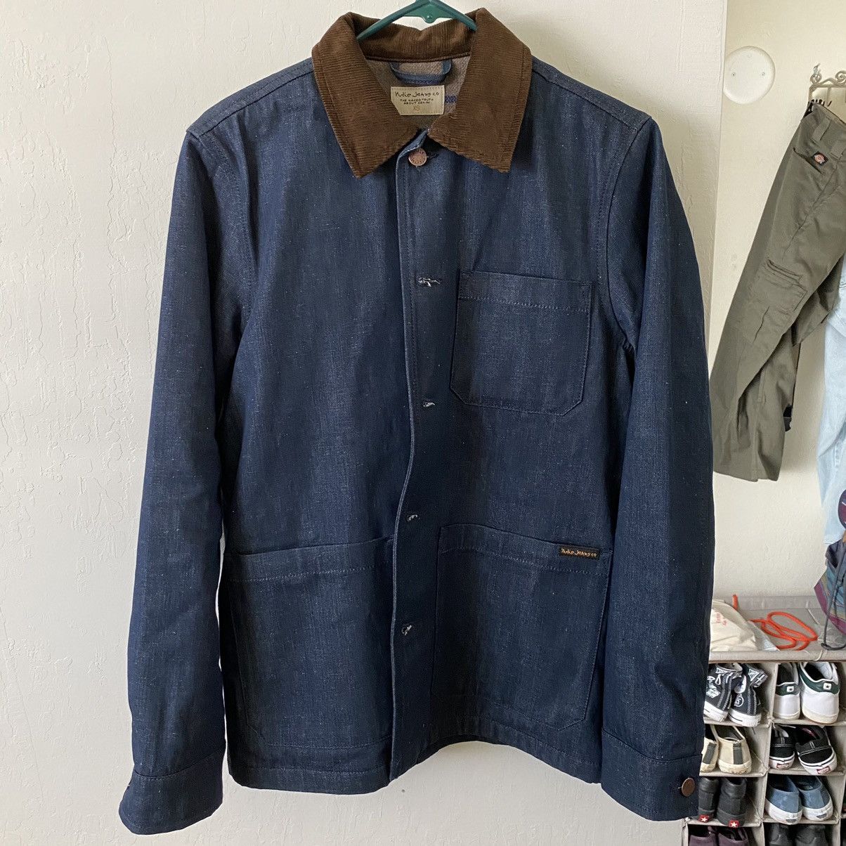 Nudie Jeans Nudie Jeans - Blue Denim Barney Horse Lining Jacket