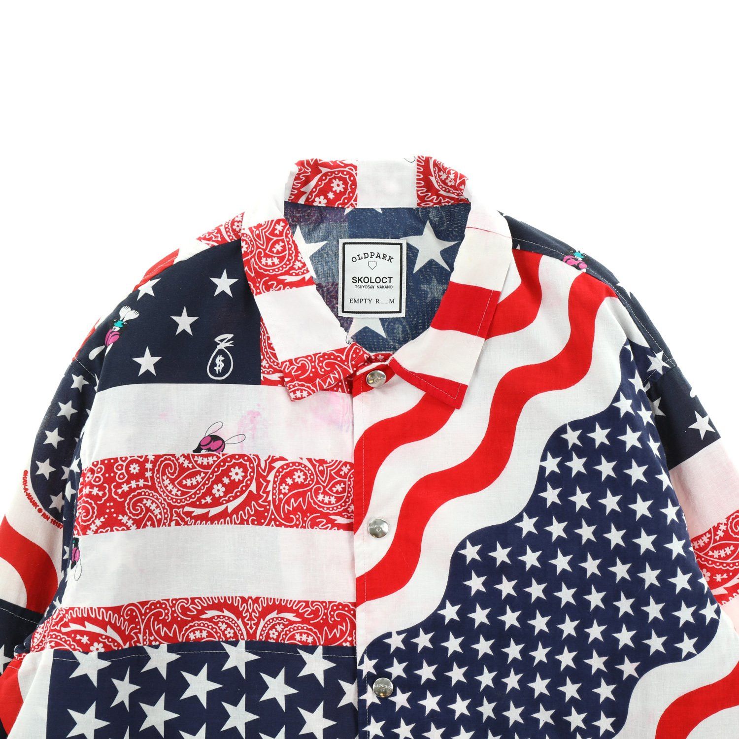 Old Park × Skoloct BANDANA COACH JACKET / USA | Grailed