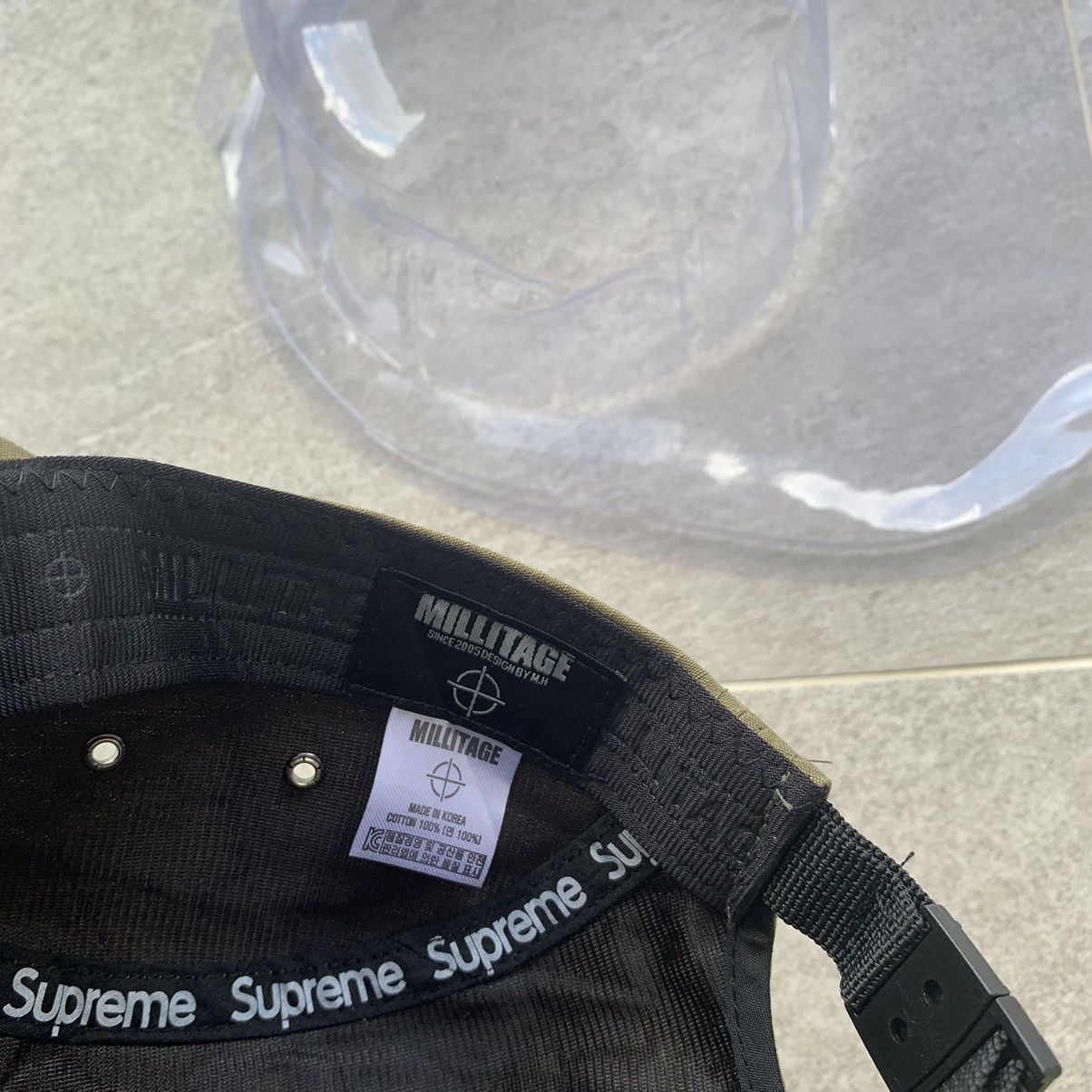 Supreme x millitage cap online