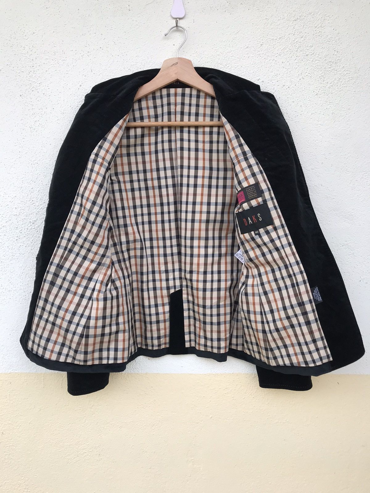 DAKS Velvet Daks Coat Blazzer Jacket Size US S / EU 44-46 / 1 - 3 Thumbnail