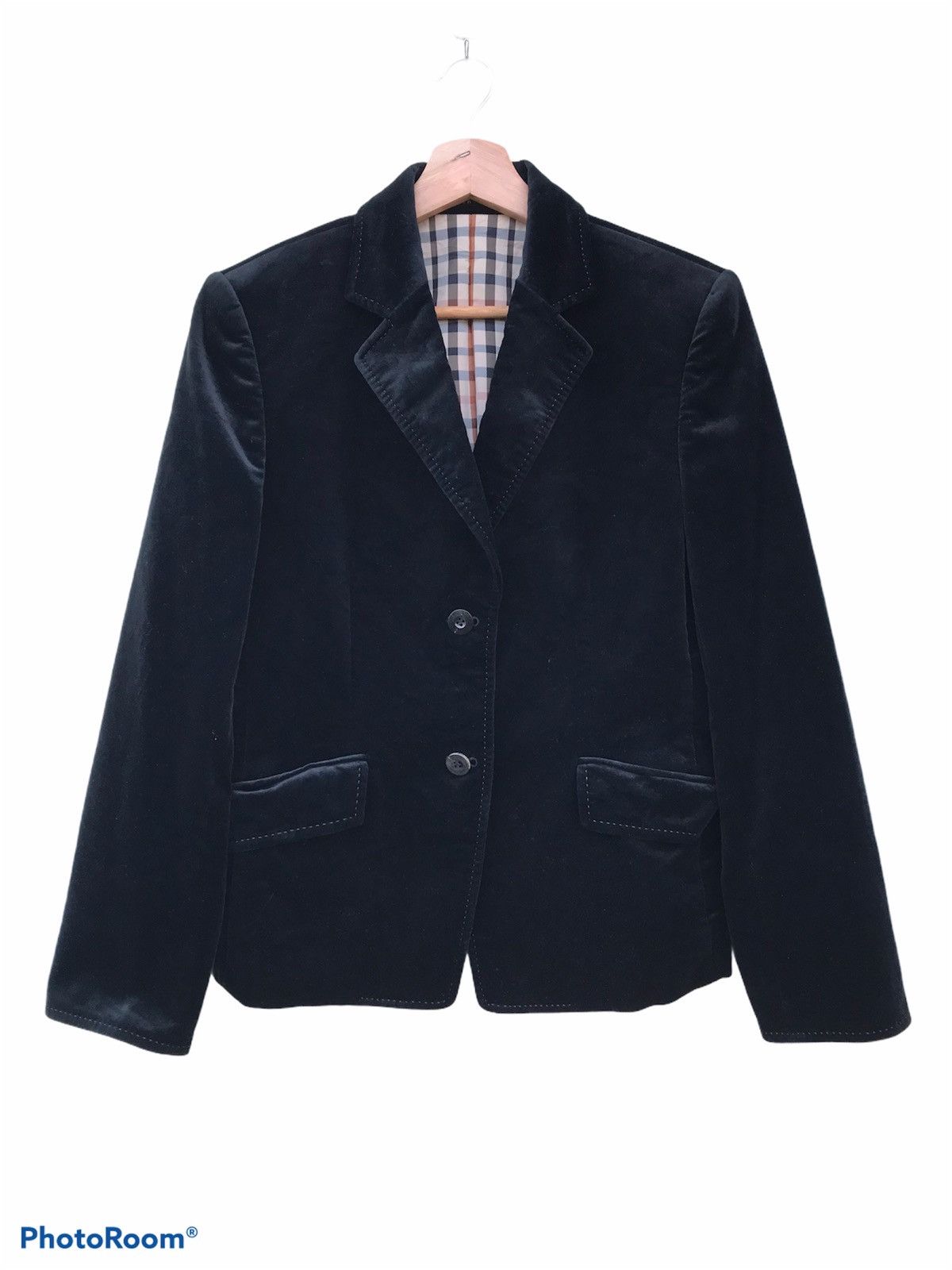 DAKS Velvet Daks Coat Blazzer Jacket Size US S / EU 44-46 / 1 - 1 Thumbnail
