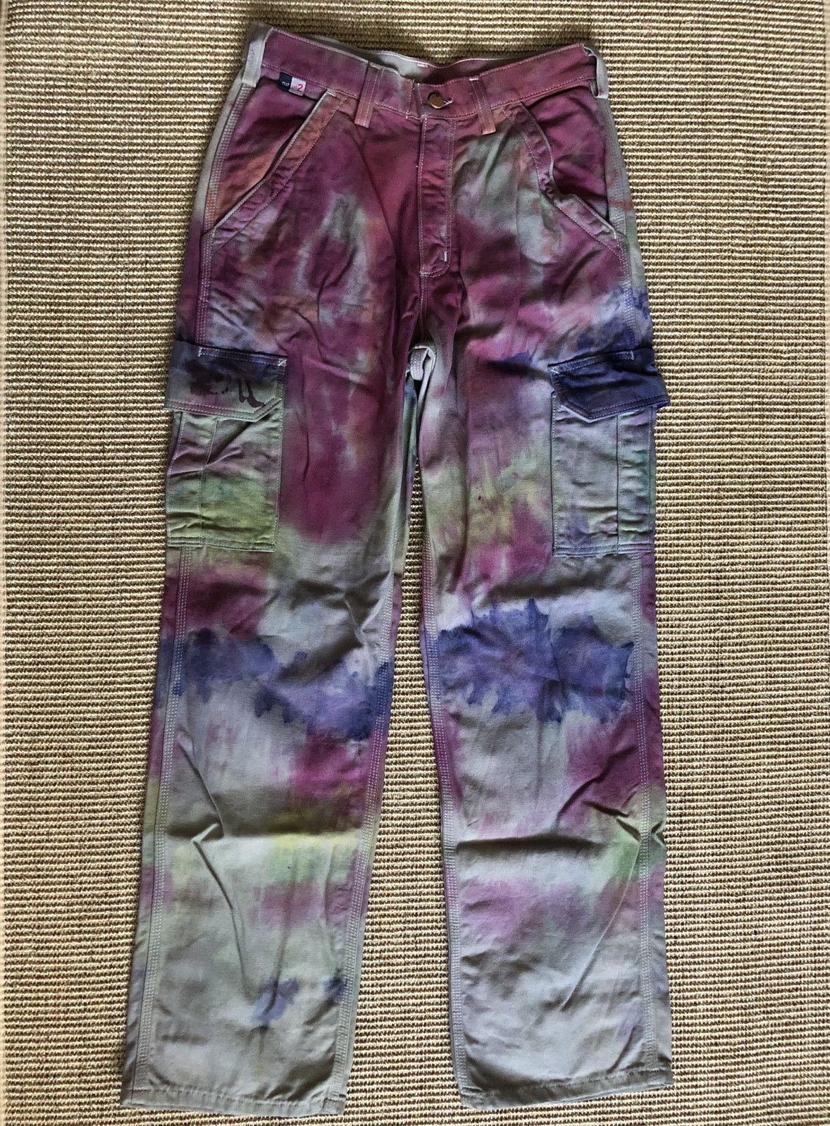 Carhartt Tie Dye Flame Resistant Cargo Pants