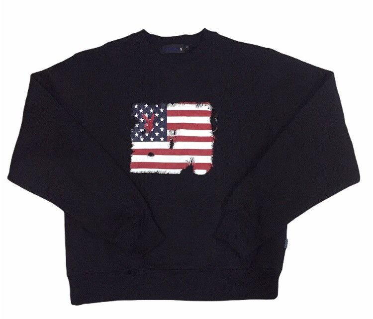 Playboy PLAYBOY BUNNY AMERICAN FLAG LOGO SWEATSHIRT | Grailed