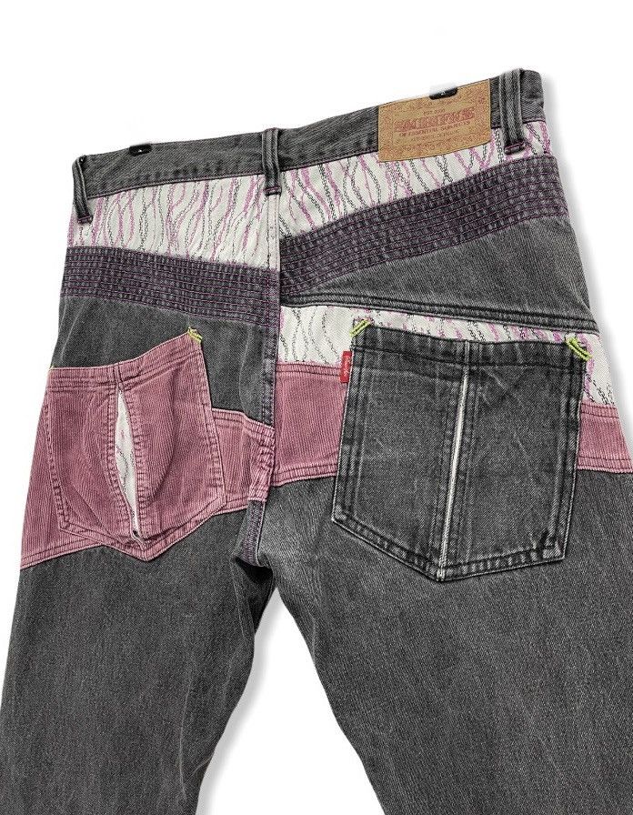 Japanese Brand SACRIFICE Union Made Workman Ship Patchwork Denim Pants Size US 33 - 1 Thumbnail