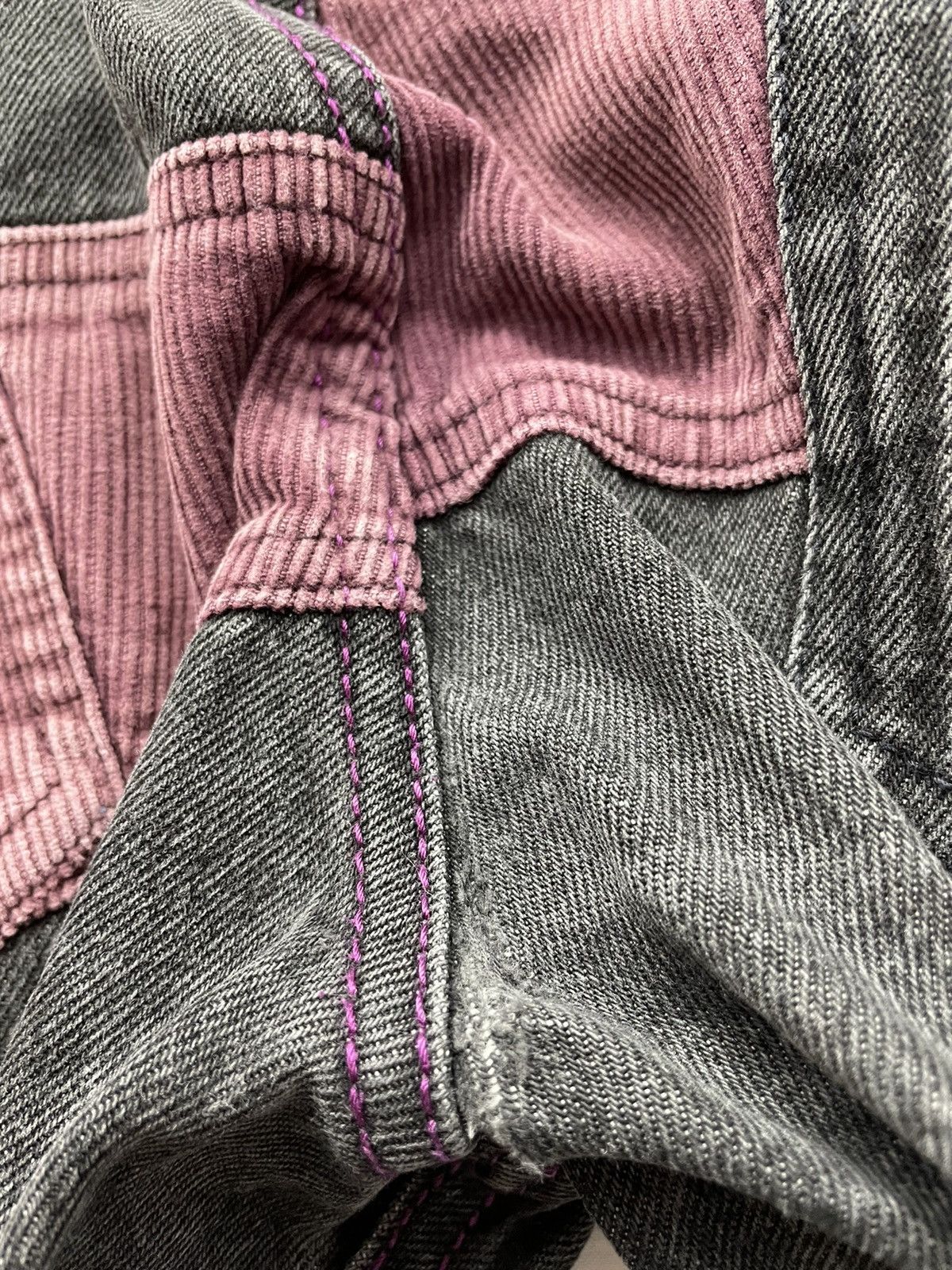 Japanese Brand SACRIFICE Union Made Workman Ship Patchwork Denim Pants Size US 33 - 10 Thumbnail