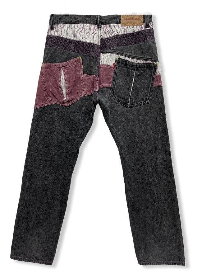 Japanese Brand SACRIFICE Union Made Workman Ship Patchwork Denim Pants Size US 33 - 3 Thumbnail