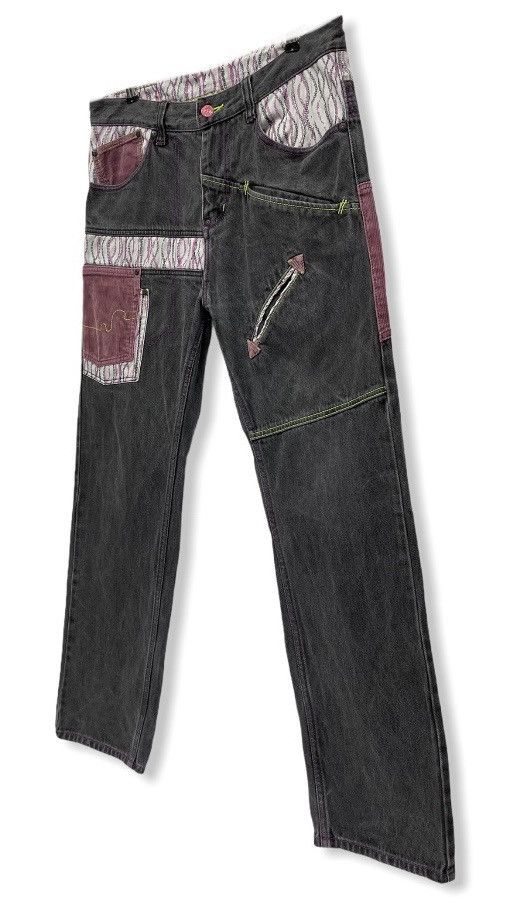 Japanese Brand SACRIFICE Union Made Workman Ship Patchwork Denim Pants Size US 33 - 4 Thumbnail