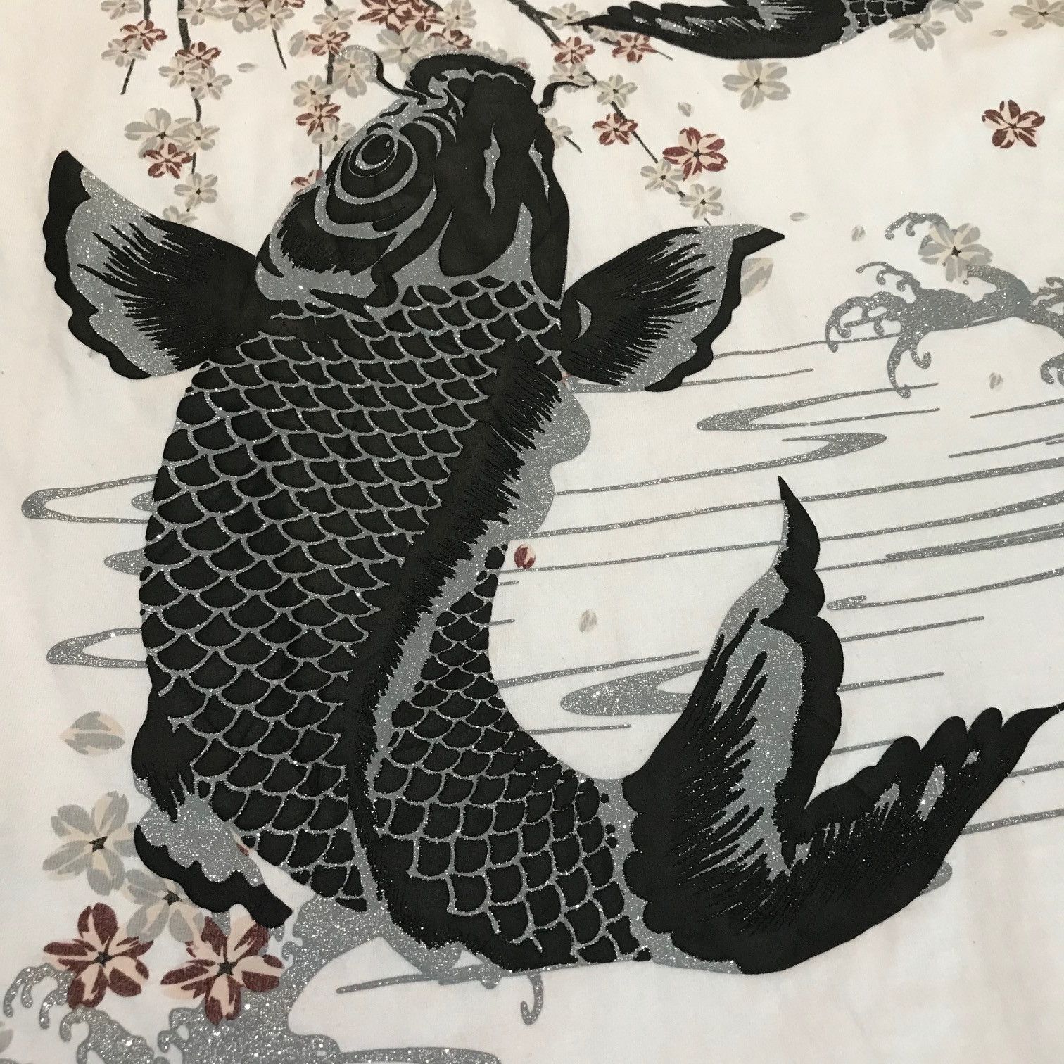 Japanese Brand Y2K Cure All Sukajan Fish Koi Embroidery graphic streetwear Size US L / EU 52-54 / 3 - 2 Thumbnail