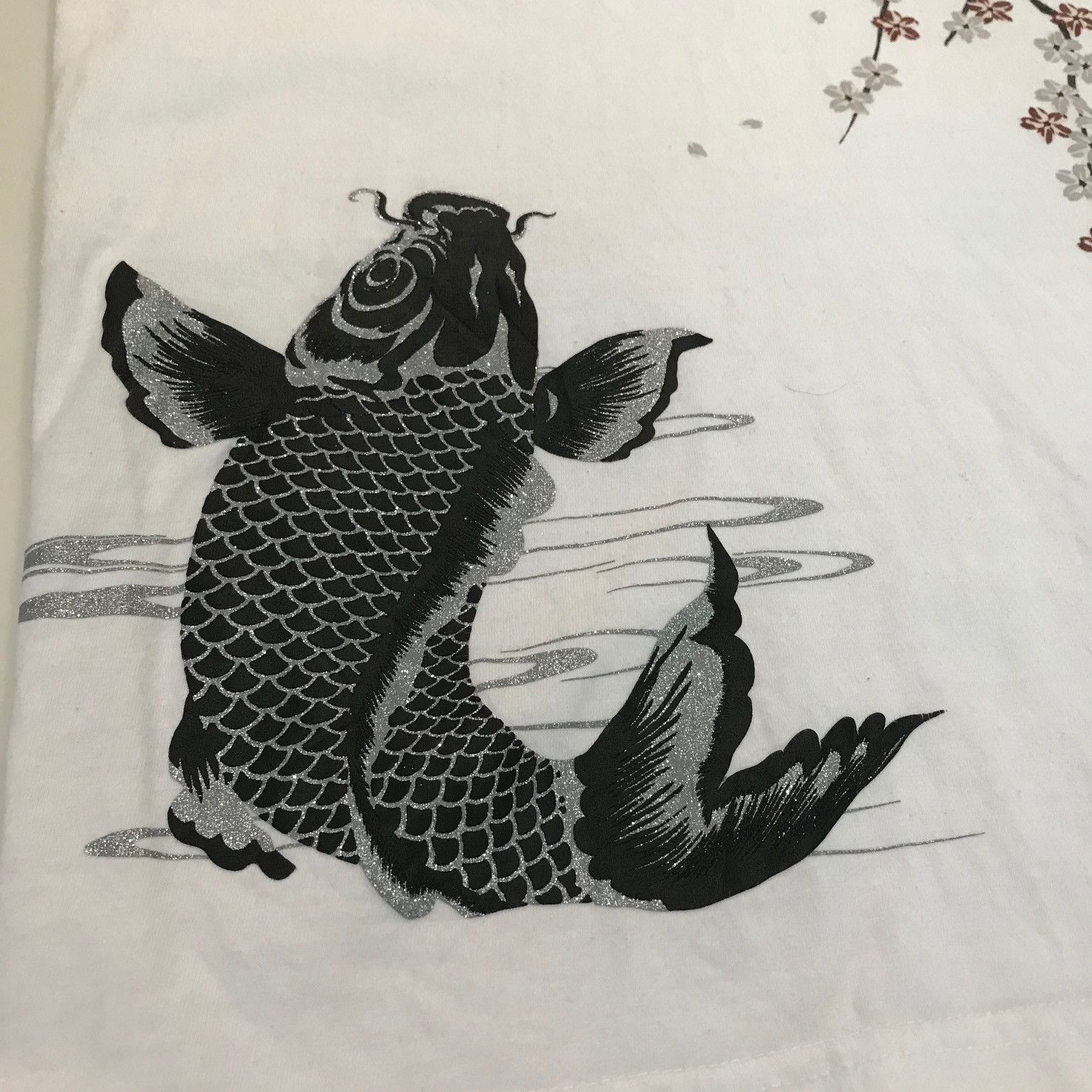 Japanese Brand Y2K Cure All Sukajan Fish Koi Embroidery graphic streetwear Size US L / EU 52-54 / 3 - 6 Thumbnail