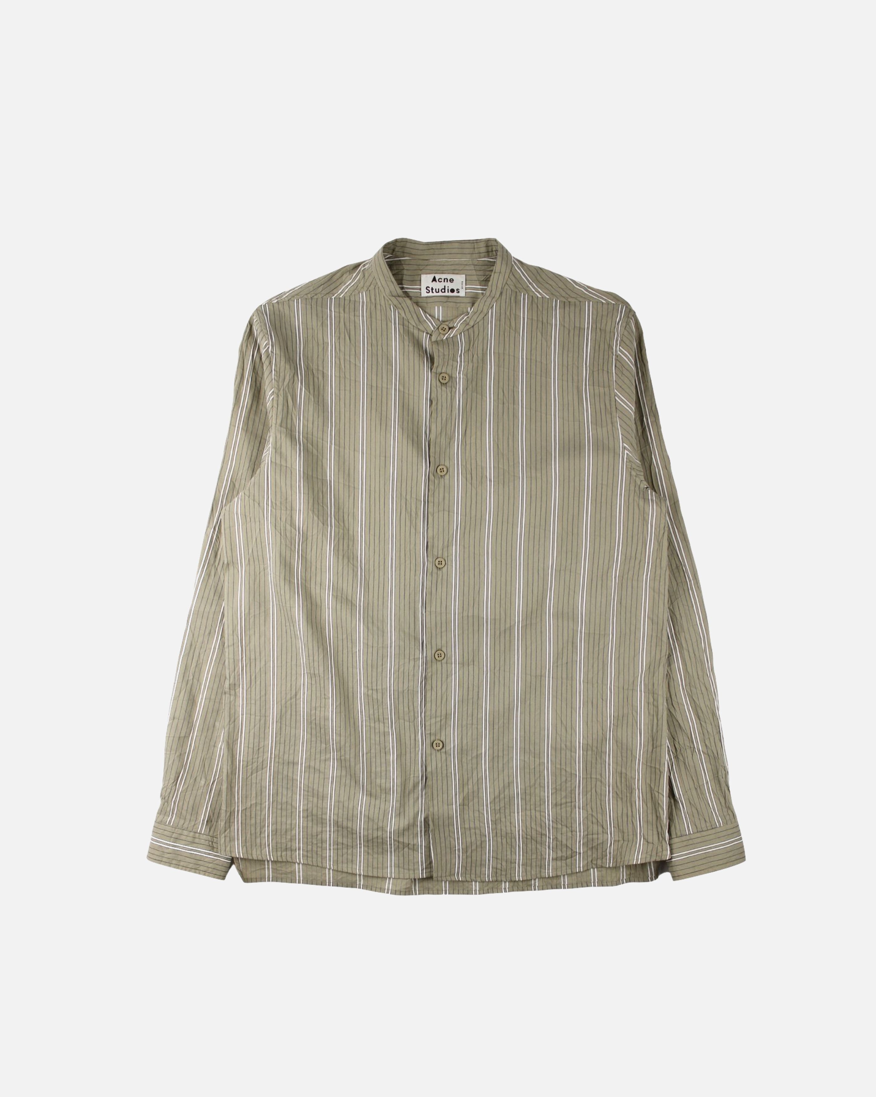 Acne Studios SS18 Pine Mandarin Shirt