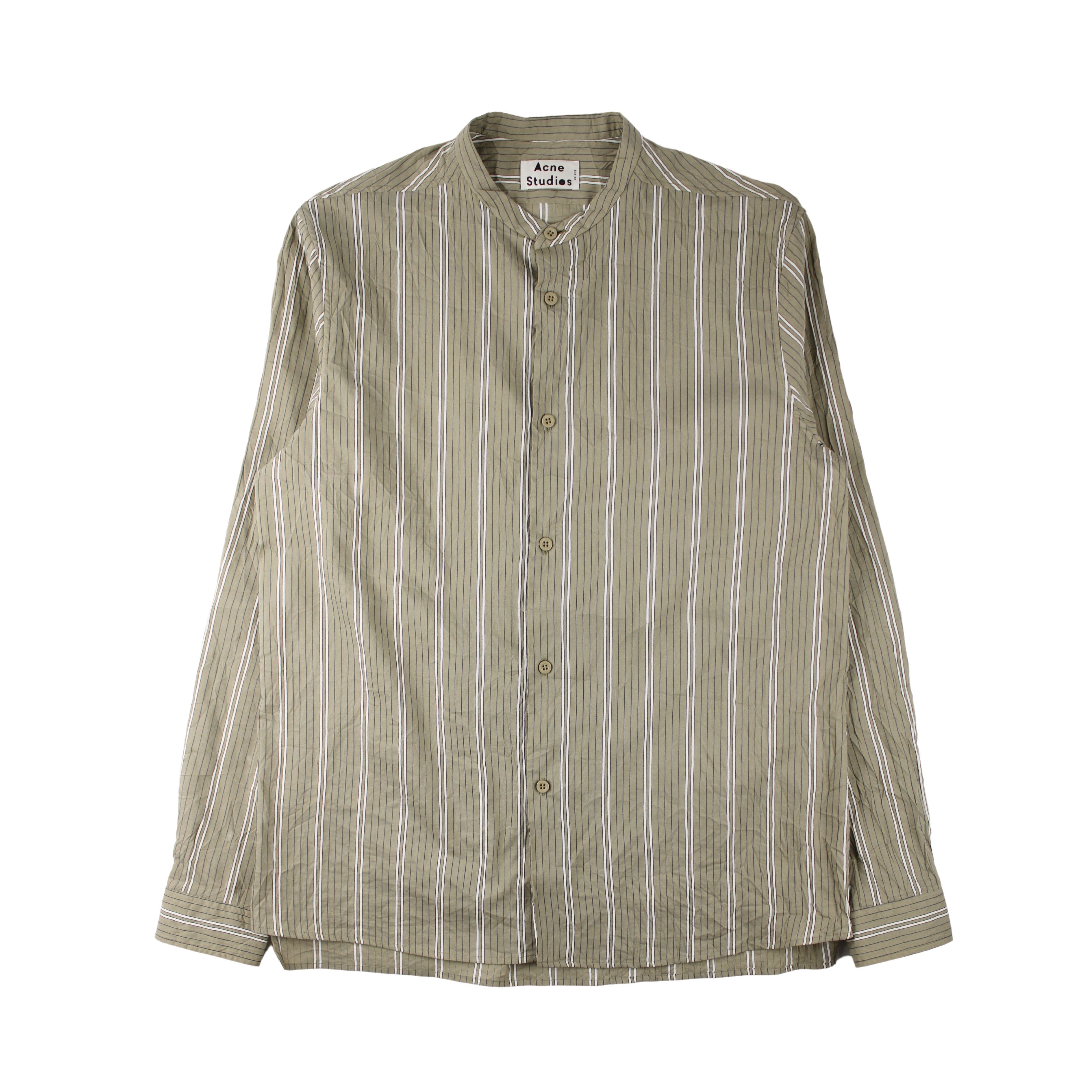 Acne Studios Acne Studios SS18 Pine Mandarin Shirt Size US M / EU 48-50 / 2 - 2 Thumbnail