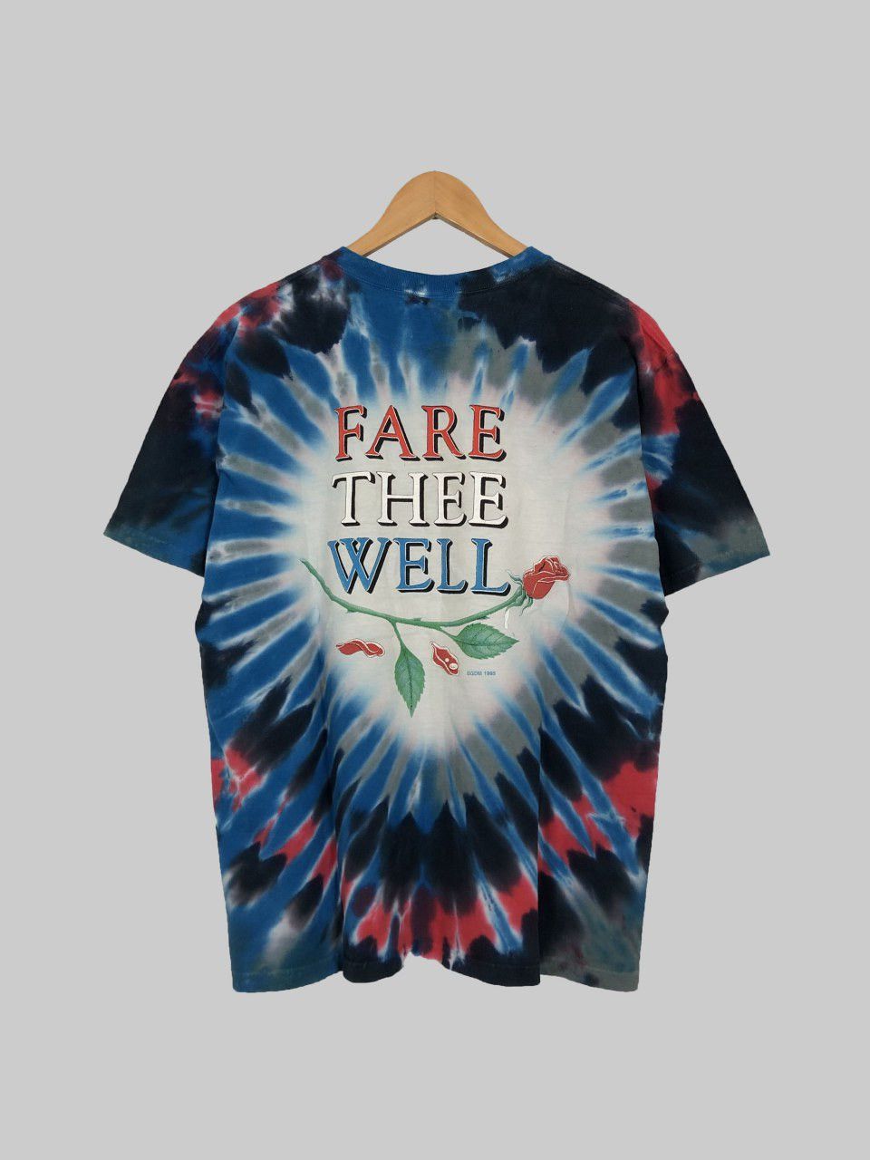 Band Tees Vintage 1995 Grateful Dead Fare Thee Well Tie Dye Size US M / EU 48-50 / 2 - 2 Thumbnail