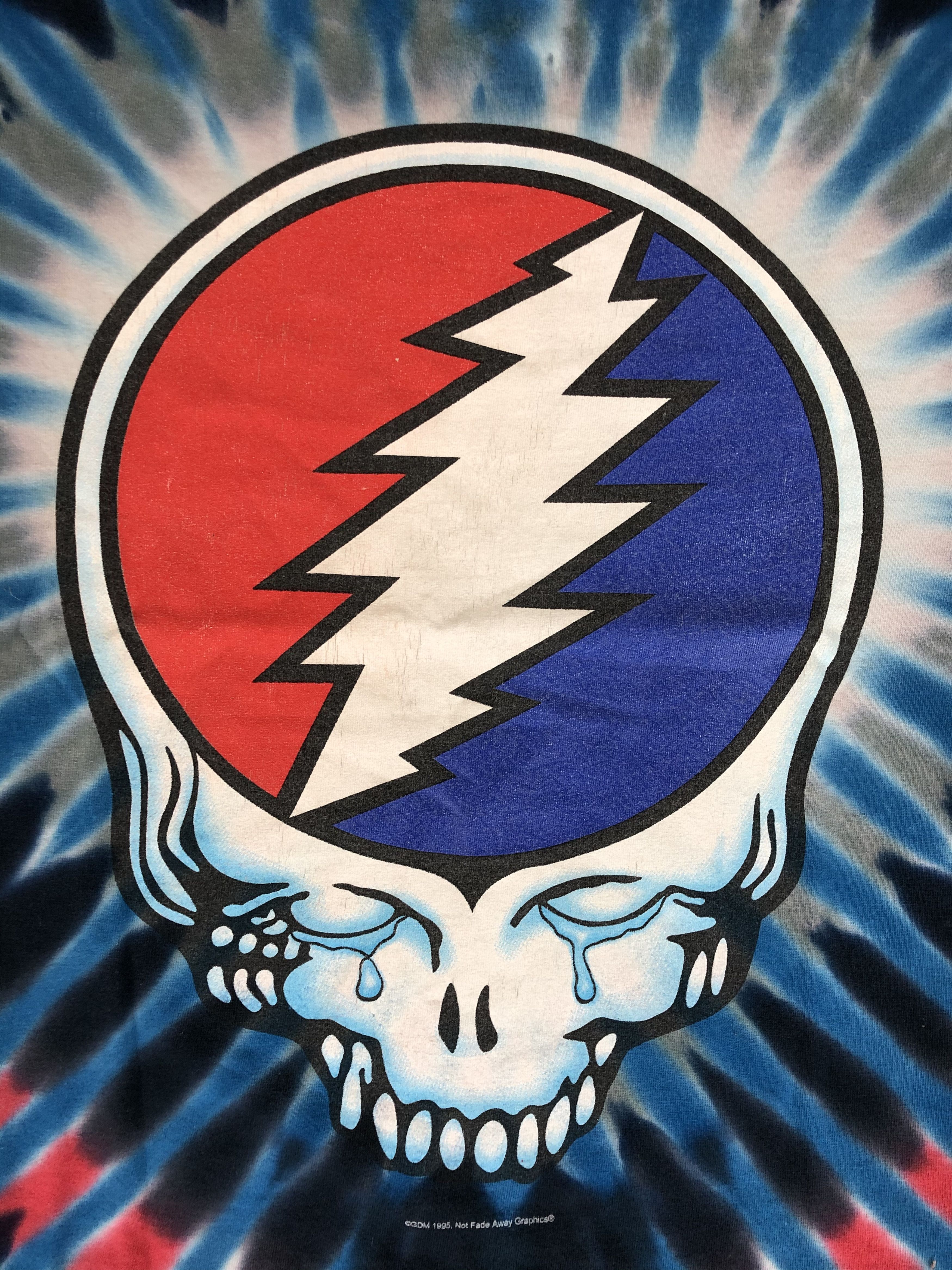 Band Tees Vintage 1995 Grateful Dead Fare Thee Well Tie Dye Size US M / EU 48-50 / 2 - 5 Thumbnail